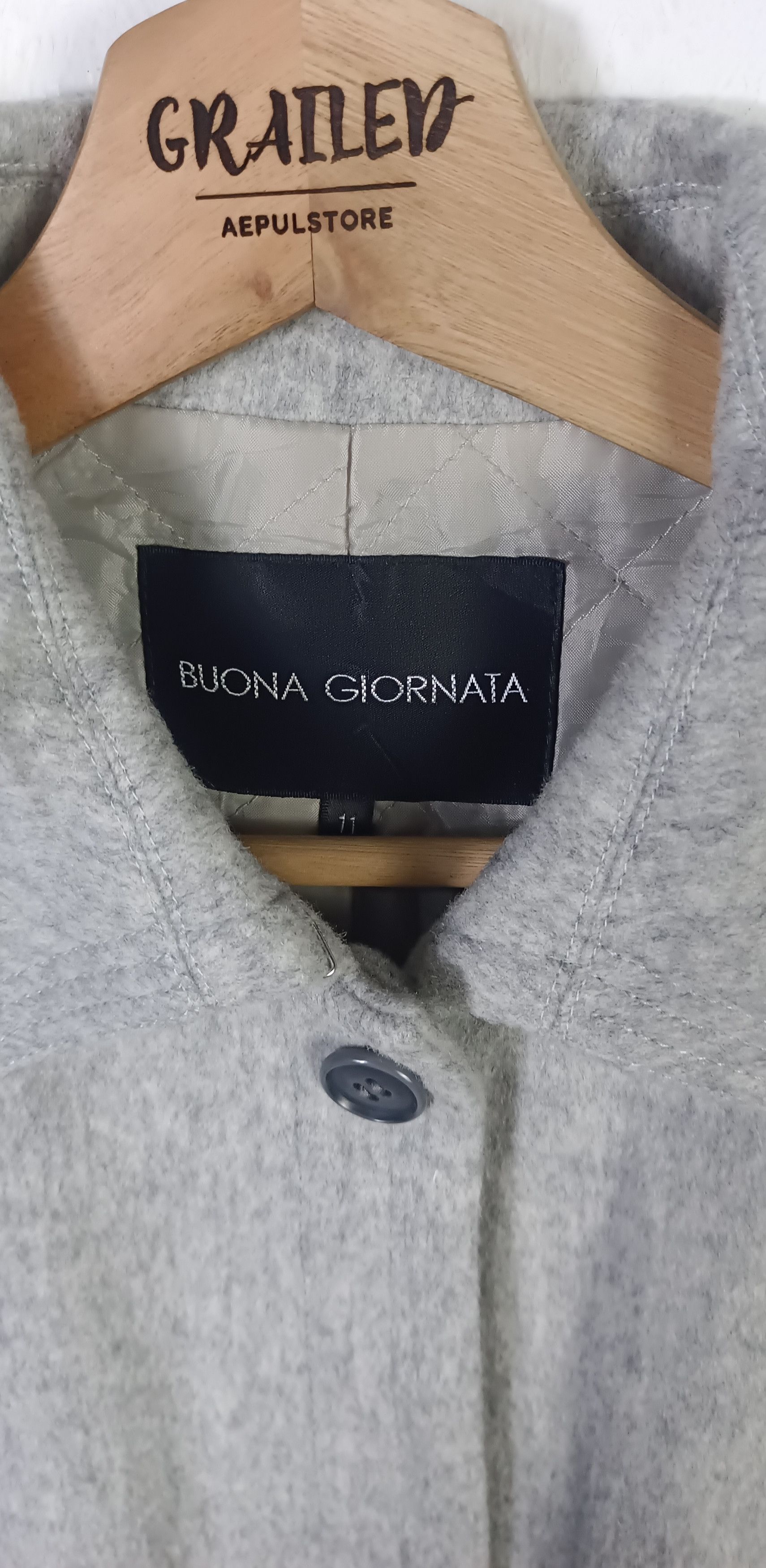 Japanese Brand Vintage🔥 Buano Giornata Wool Cot Size US S / EU 44-46 / 1 - 5 Thumbnail