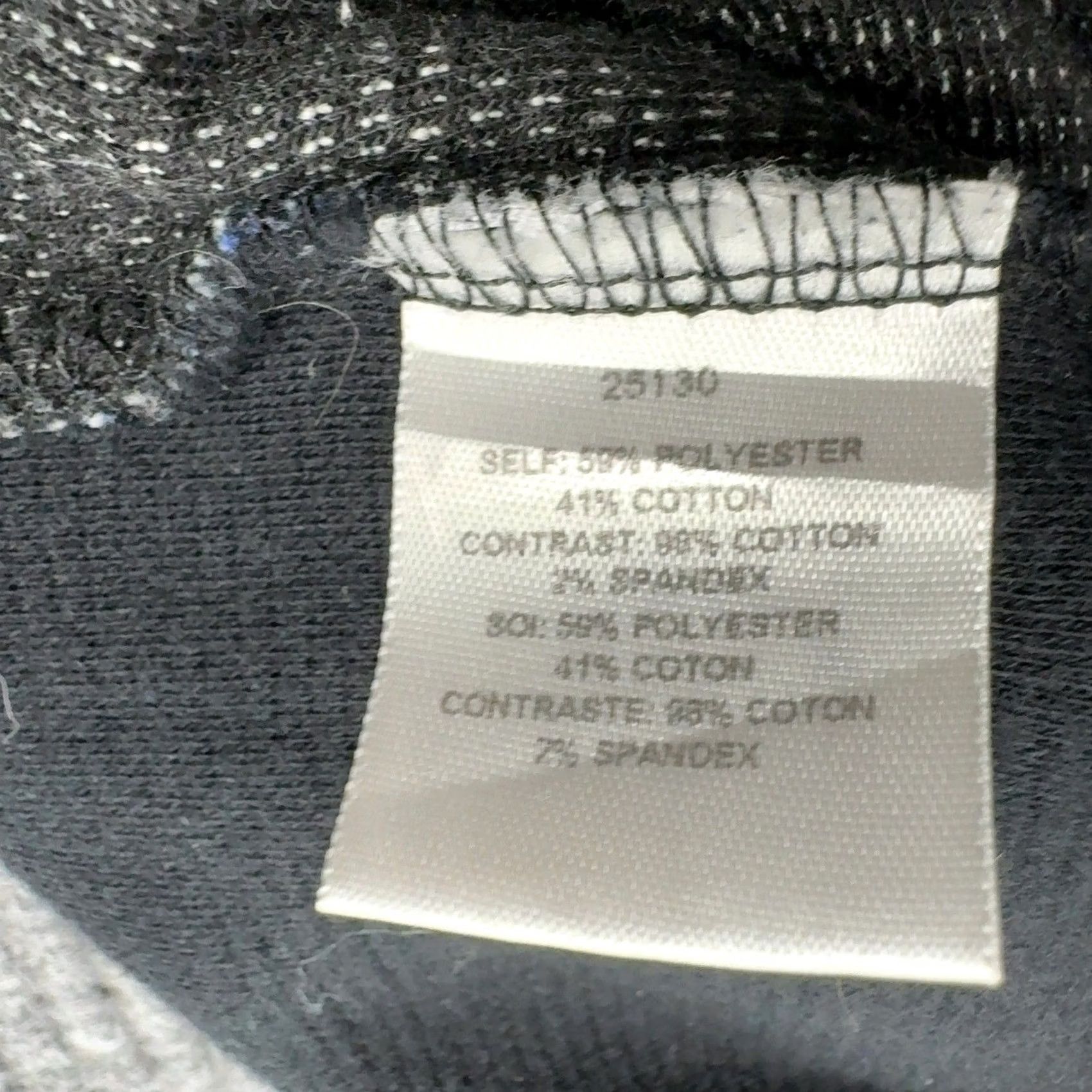 Vintage Dolan T Shirt Moto Jacket L Black Blue Cotton Blend Asymmetrical Zip Womens Size L / US 10 / IT 46 - 4 Thumbnail