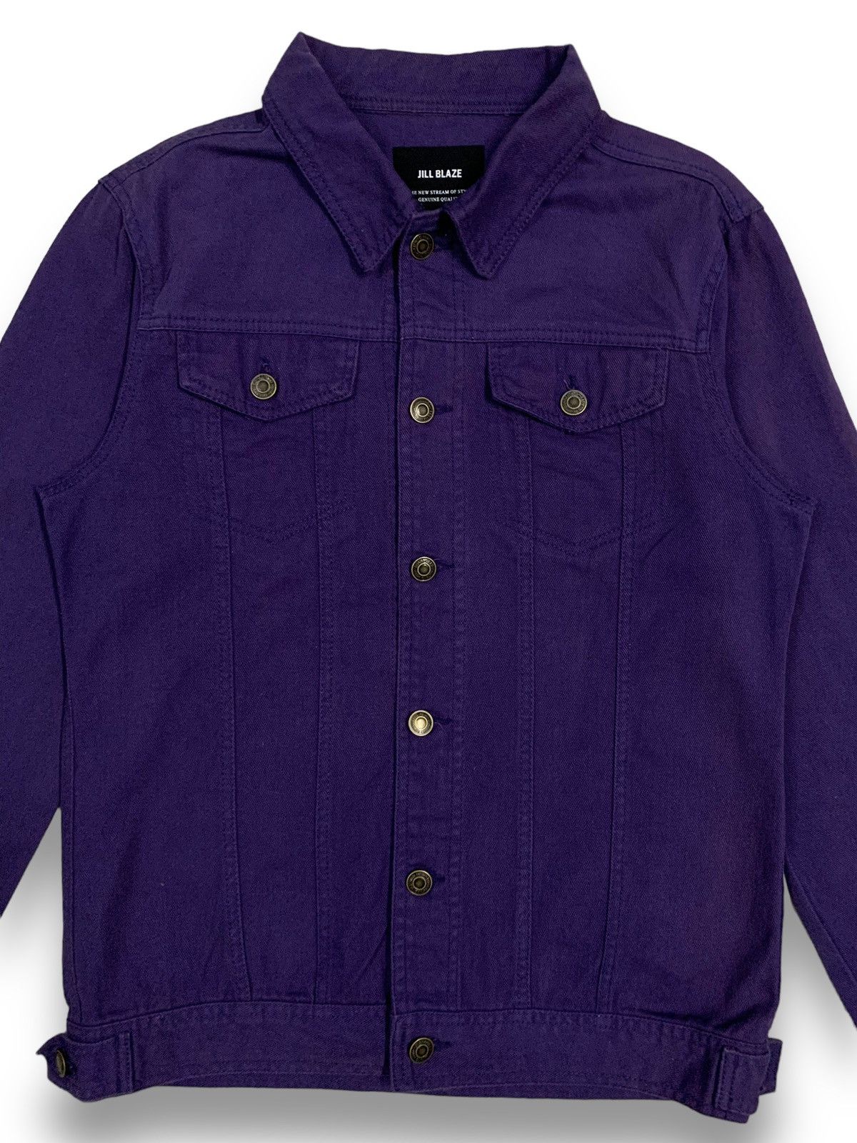 Japanese Brand Vintage Japanese Brand Jill Blaze Faded Denim Trucker Jacket Size US M / EU 48-50 / 2 - 4 Thumbnail