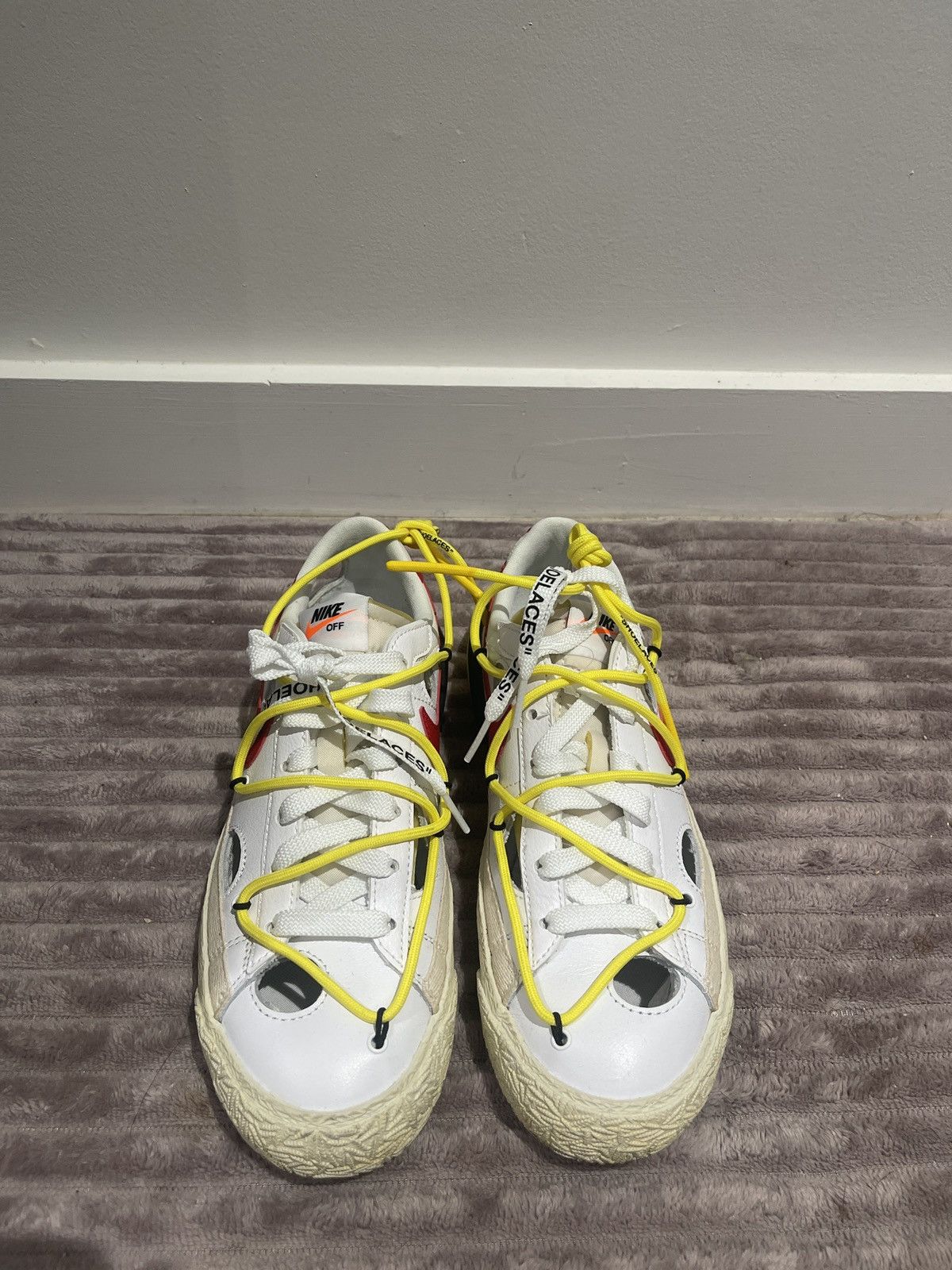 Off-White Off-White Nike Blazer Low 77 University Red Size US 6 / EU 39 - 3 Thumbnail