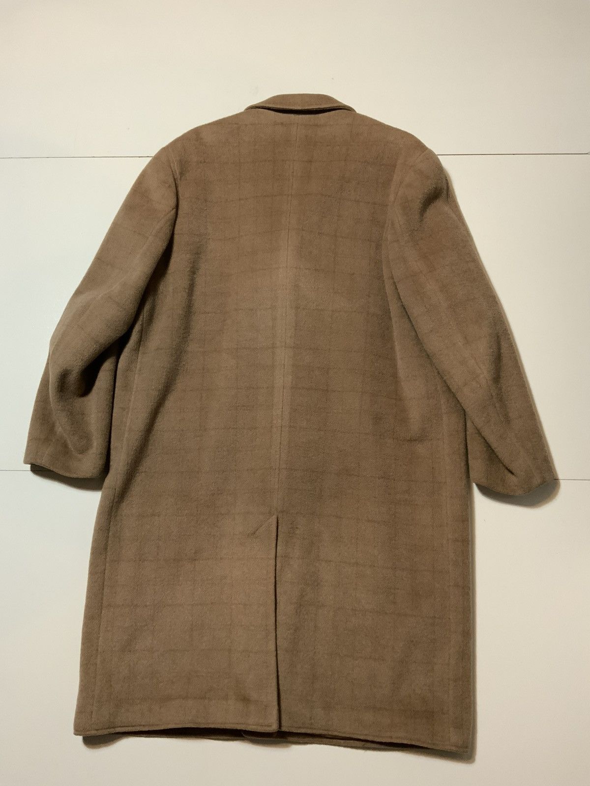 Designer × Vintage Vintage Oxford 100% Mohair Di Lusso Italy Overcoat Coat Size US M / EU 48-50 / 2 - 2 Thumbnail