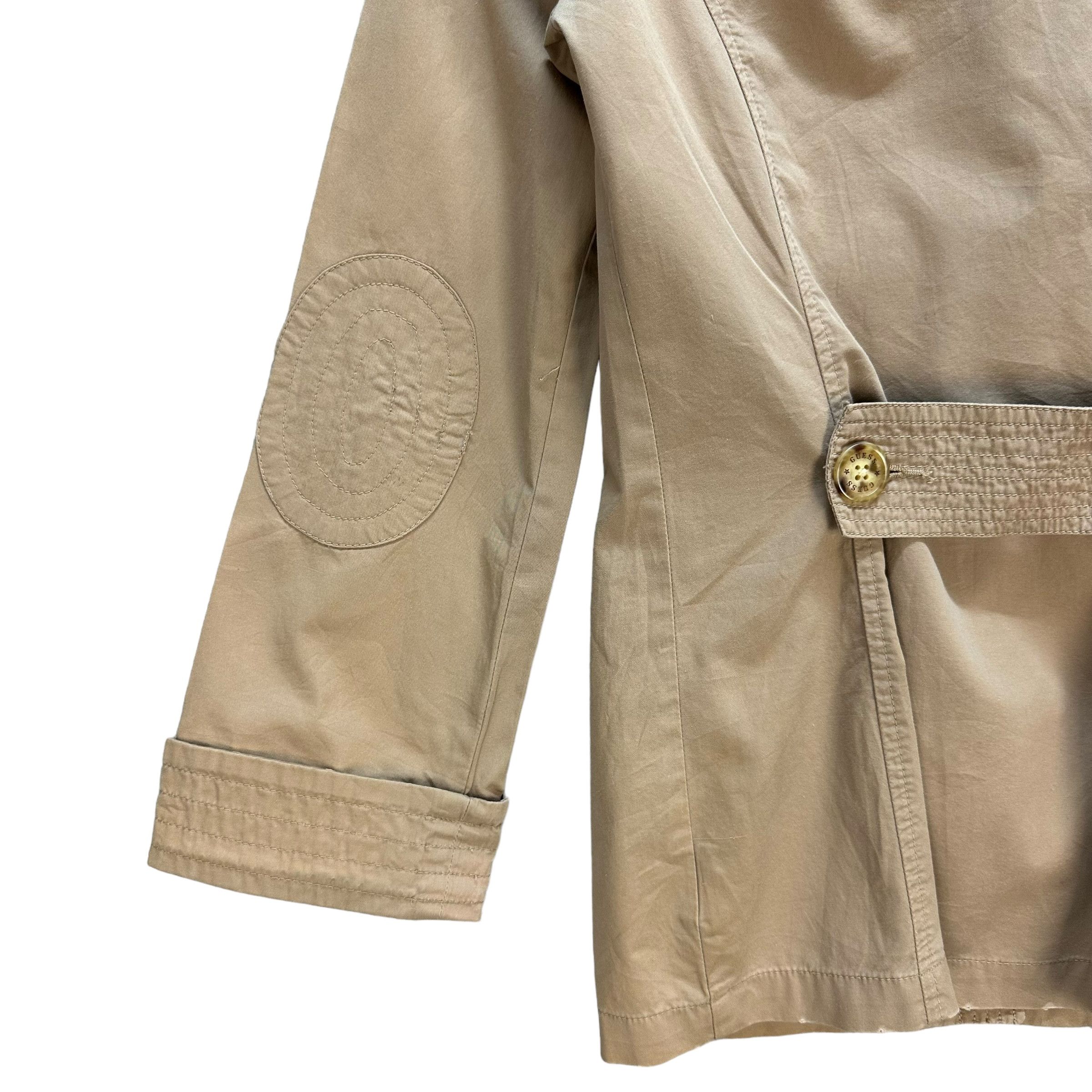 Guess GUESS Double Collar Belted Coat Jacket #A36-0817 Size XS / US 0-2 / IT 36-38 - 14 Thumbnail