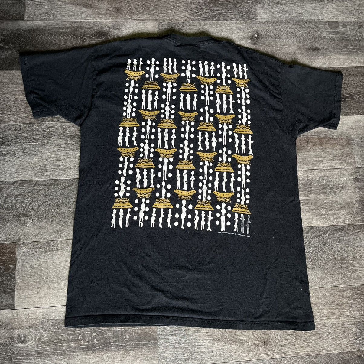 Rap Tees × Vintage Vintage 1990s Frontline Gear African Woman Black History Tee Size US XXL / EU 58 / 5 - 4 Thumbnail