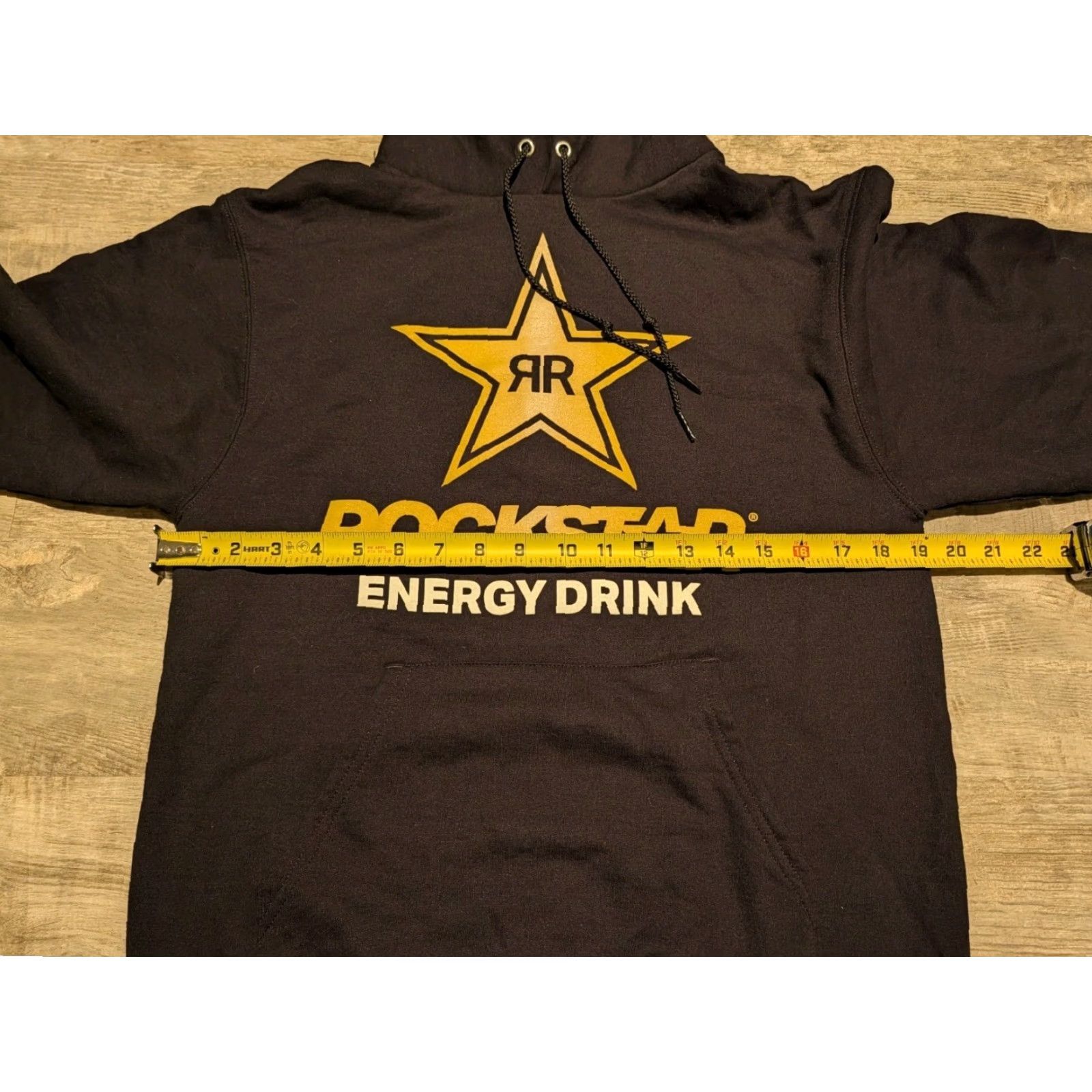 Champion Champion ECO Rockstar Energy Drink Hoodie Mens Size Small Black Pullover Size US S / EU 44-46 / 1 - 6 Thumbnail