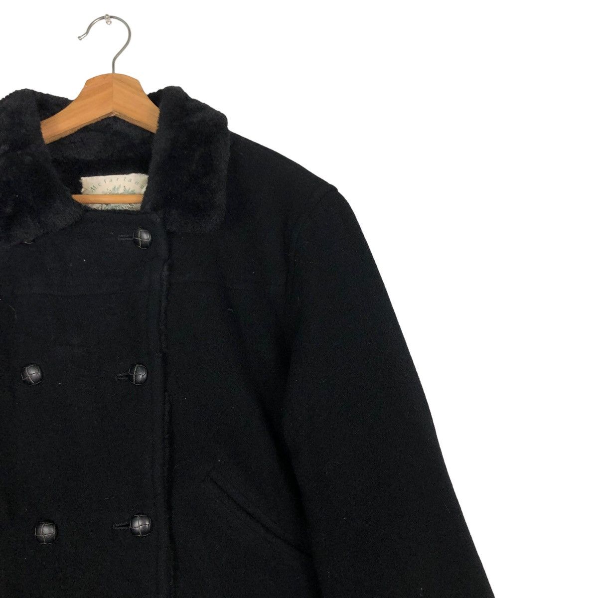 If Six Was Nine 🔥VINTAGE CROPPED WOOL BIKER JACKET LIBERTA JAPAN MINK FUR Size US M / EU 48-50 / 2 - 5 Thumbnail