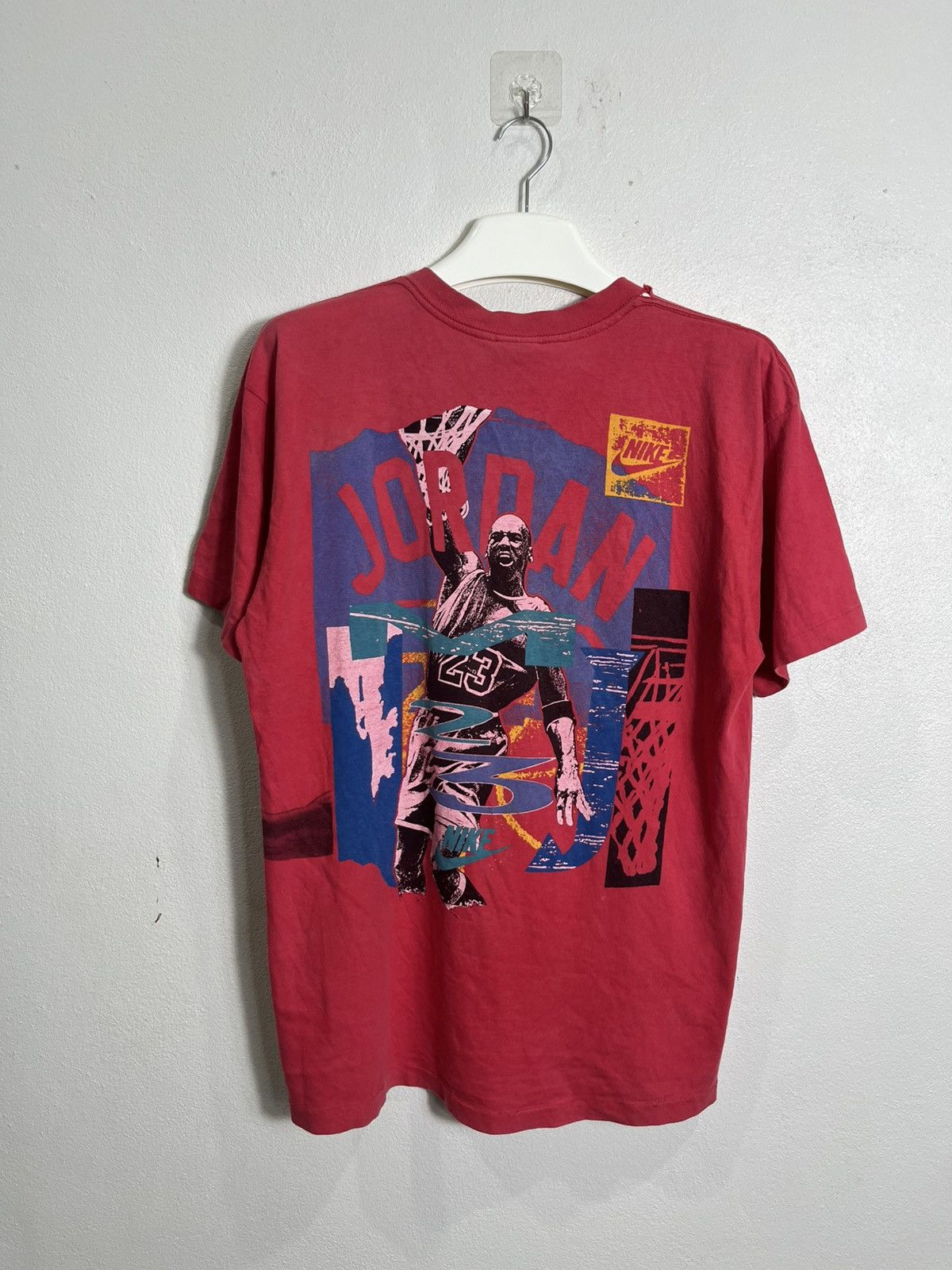 Nike Vintage 90s NIKE AIR JORDAN T-shirt Size US L / EU 52-54 / 3 - 1 Thumbnail