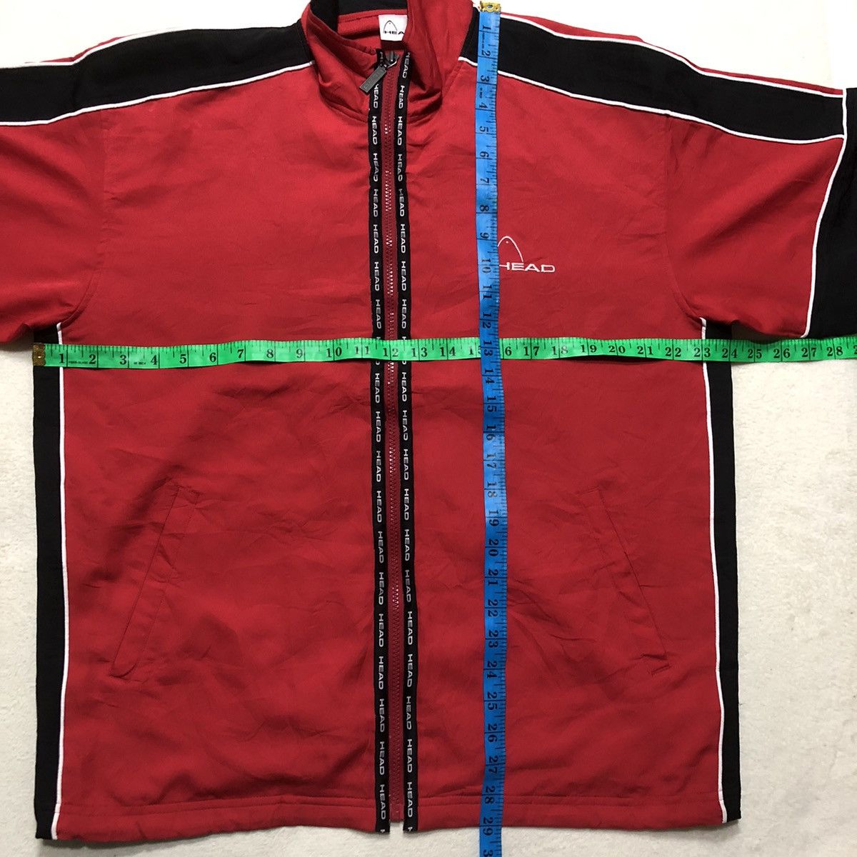 Japanese Brand × Vintage Japanese Brand HEAD Center Tape Windbreaker Size US XL / EU 56 / 4 - 16 Thumbnail