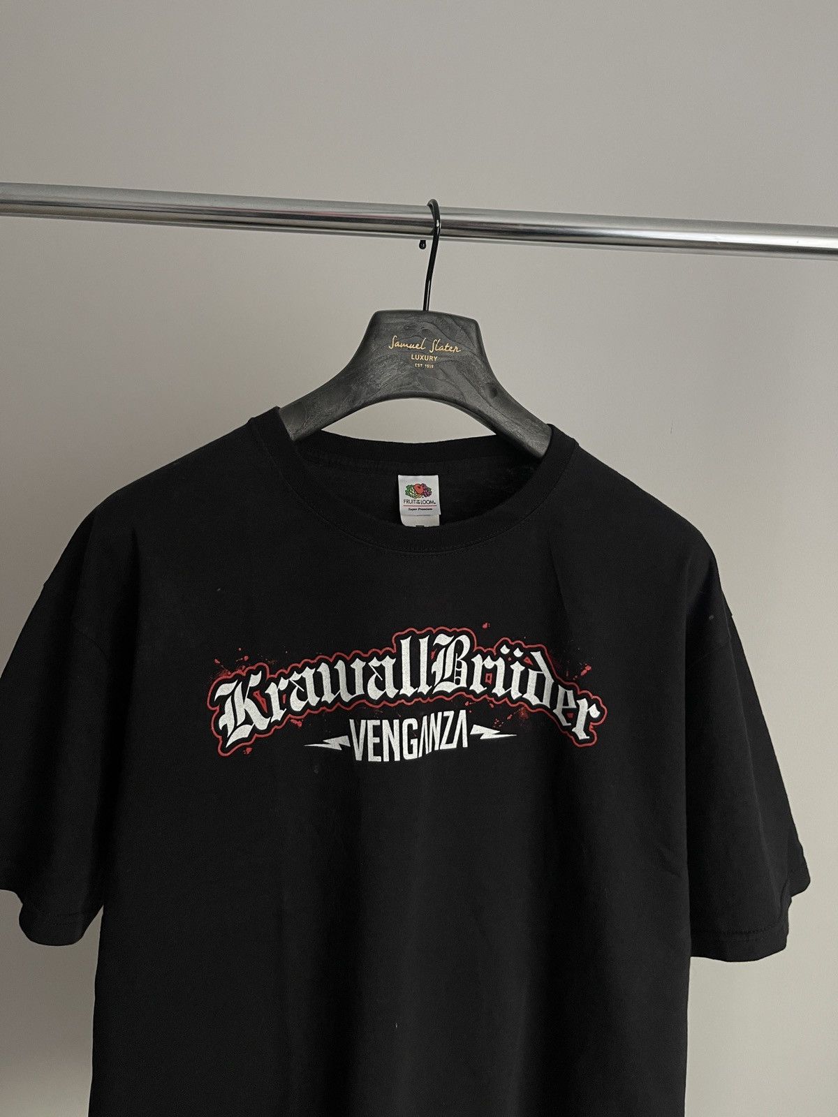 Band Tees Krawallbruder Kein Kompromiss Rock Band Venganza tee T-Shirt Size US XL / EU 56 / 4 - 2 Thumbnail