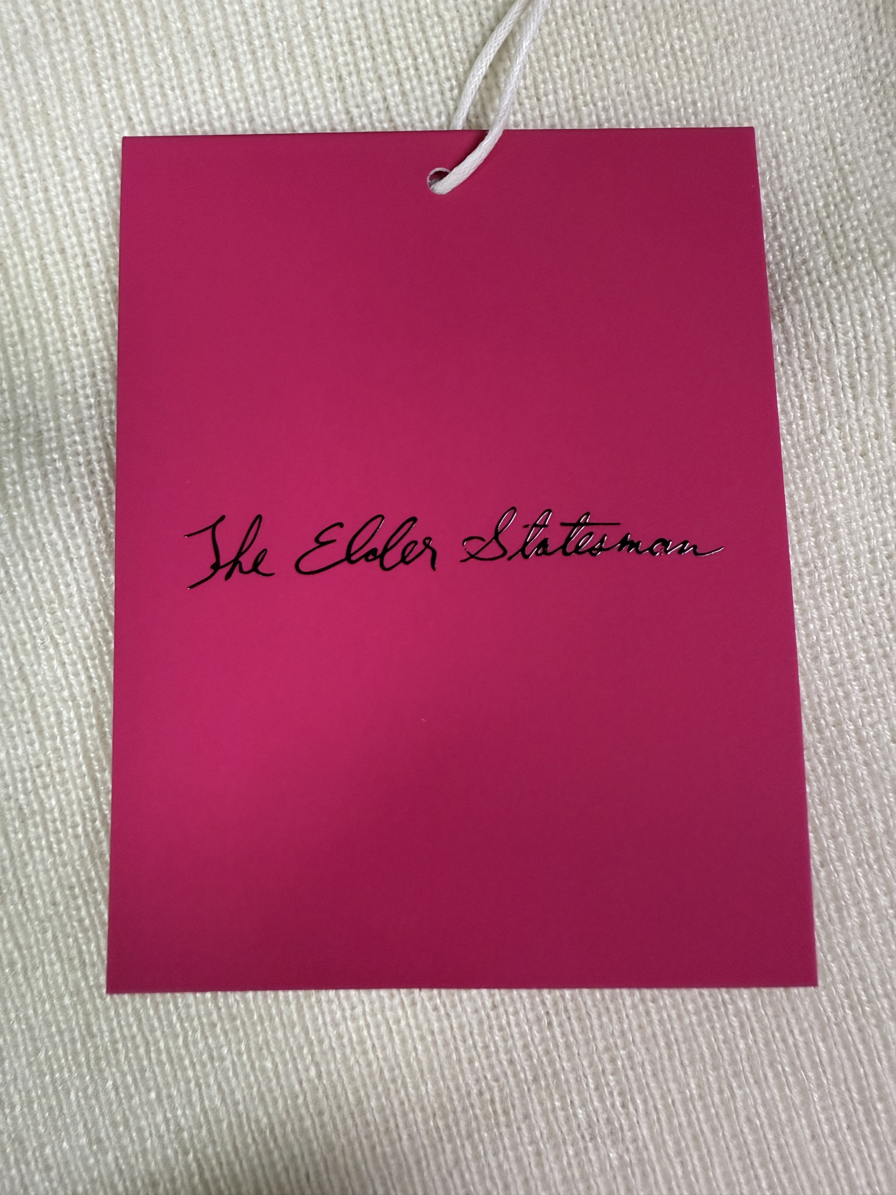 The Elder Statesman $495 The Elder Statesman Delicash White Fitted Tee Size S / US 4 / IT 40 - 10 Thumbnail