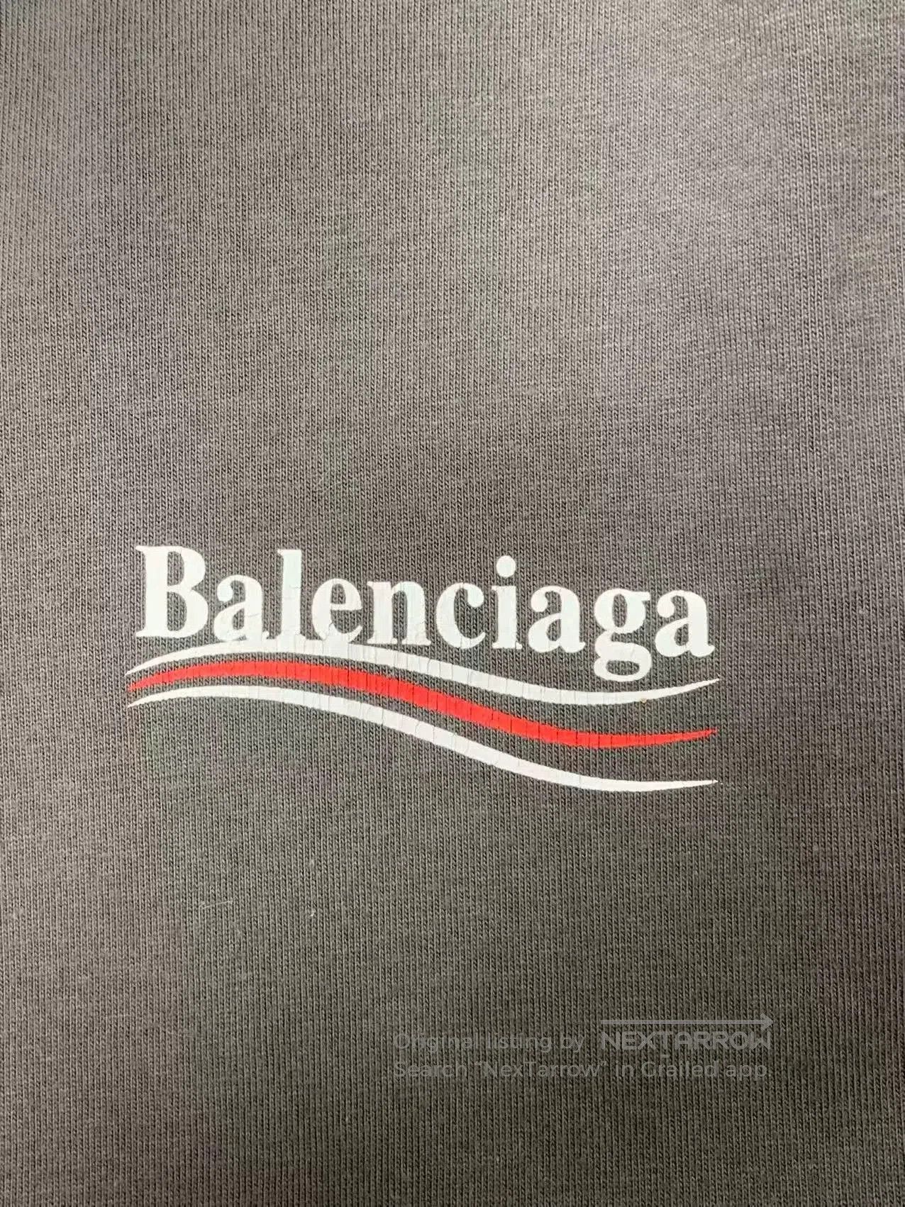 Balenciaga Balenciaga Crewneck Straight Fit Print Short Sleeve. Size US S / EU 44-46 / 1 - 3 Thumbnail