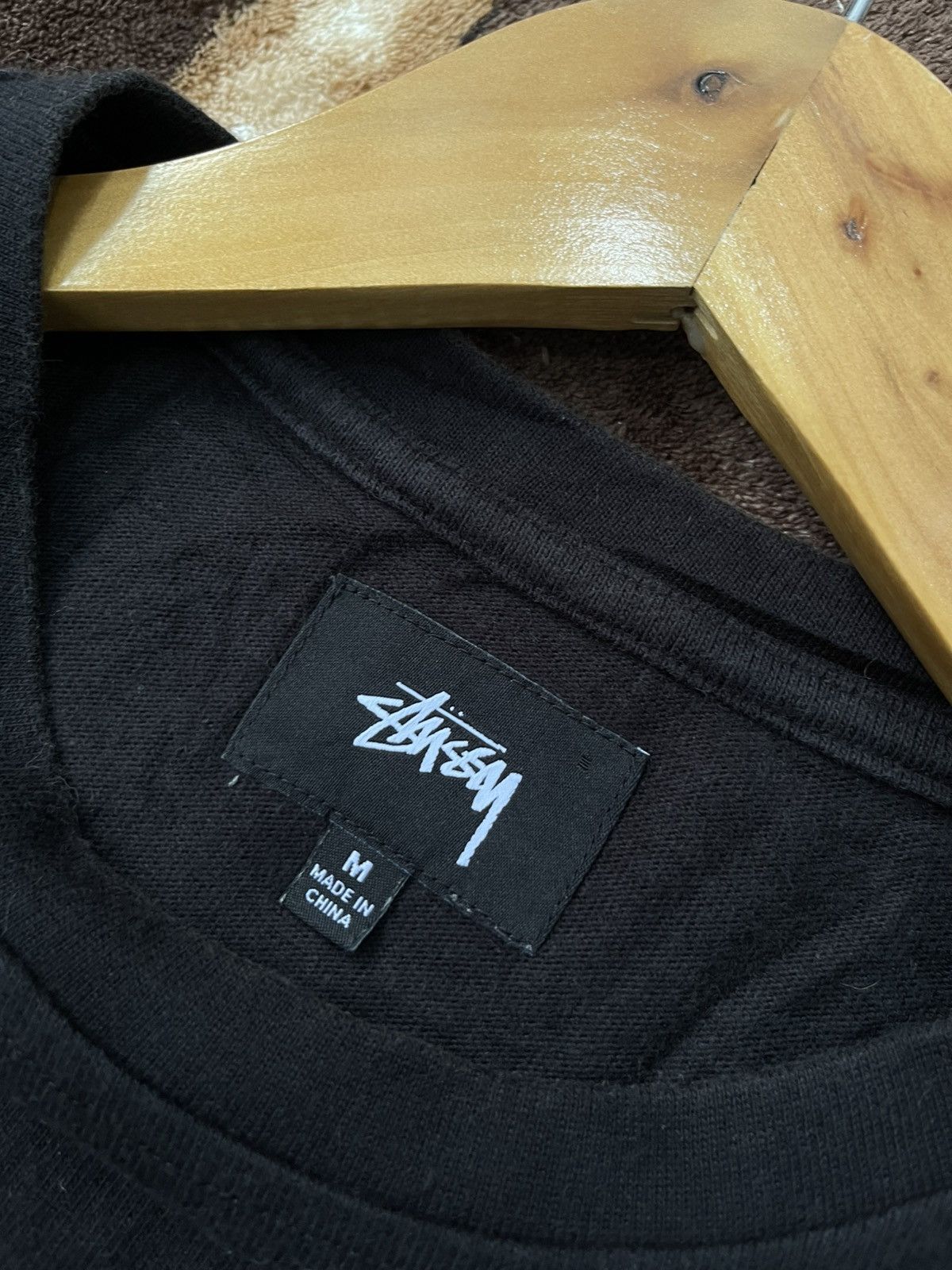 Hypebeast × Stussy Stussy Single Pocket Lazy Tee Size US M / EU 48-50 / 2 - 3 Thumbnail