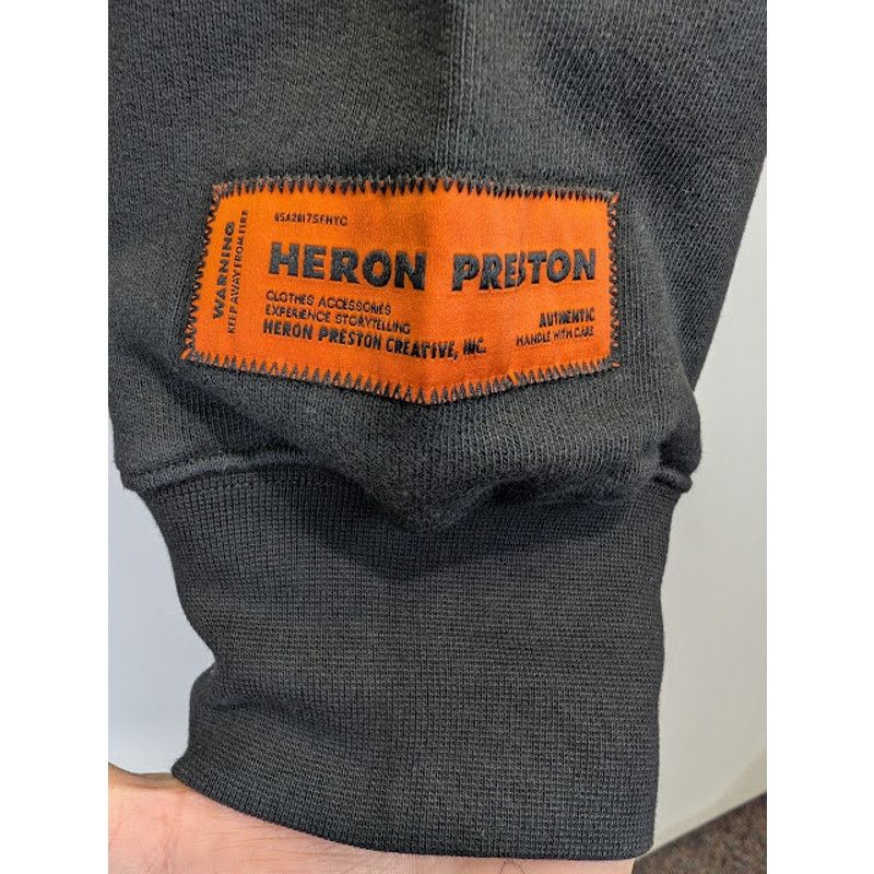 Heron Preston o1rshd1 Medieval Heron Crewneck in Black/White Size US L / EU 52-54 / 3 - 8 Thumbnail