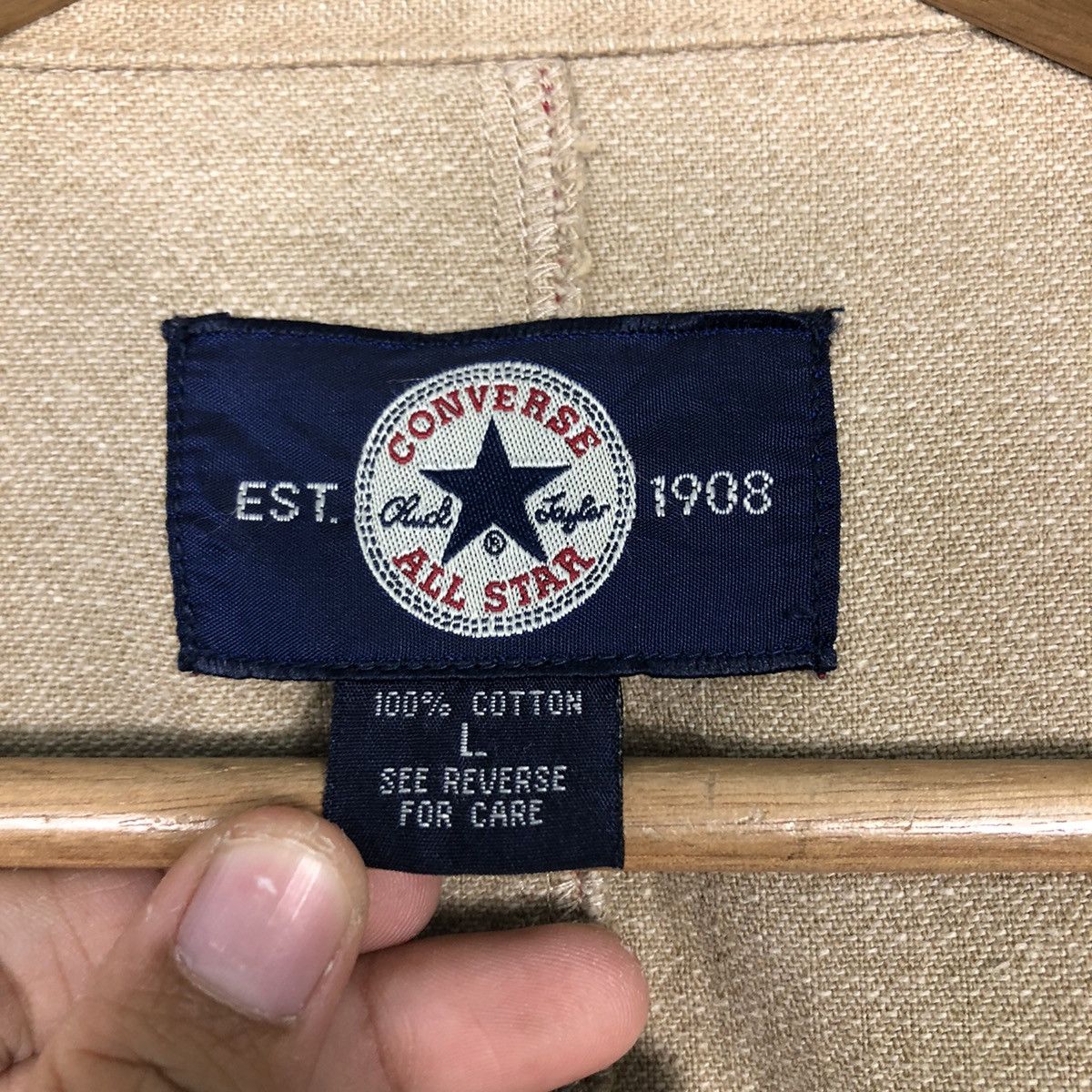 Japanese Brand 📌Vintage Chore Work Jacket Converse All Star Duck Canvas Size US L / EU 52-54 / 3 - 18 Thumbnail