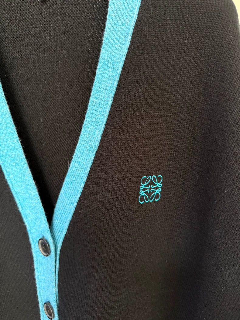Loewe LOEWE Embroidered logo sweater sweater knitwear Size S / US 4 / IT 40 - 5 Thumbnail