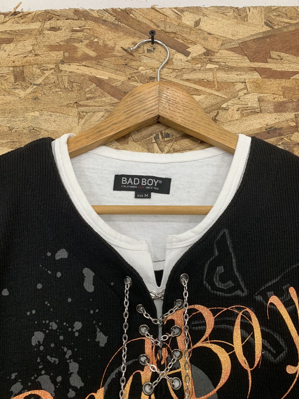 Affliction × If Six Was Nine × Le Grande Bleu (L.G.B.) Y2k Bad Boy Face Your Fear Poem Skull Chain Size US M / EU 48-50 / 2 - 14 Thumbnail