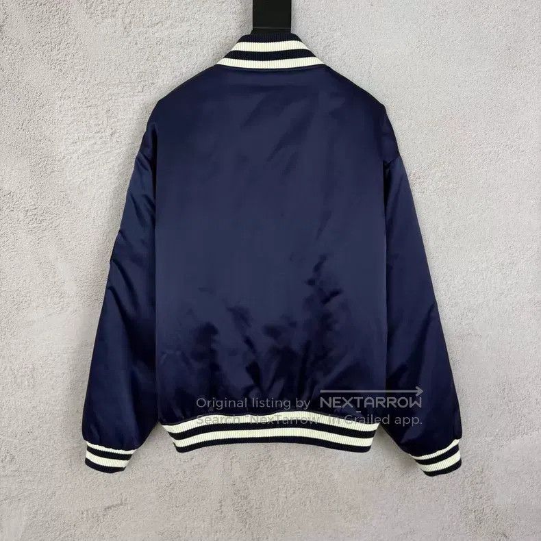 Louis Vuitton Louis Vuitton Logo rhinestone baseball jacket Size US M / EU 48-50 / 2 - 2 Thumbnail