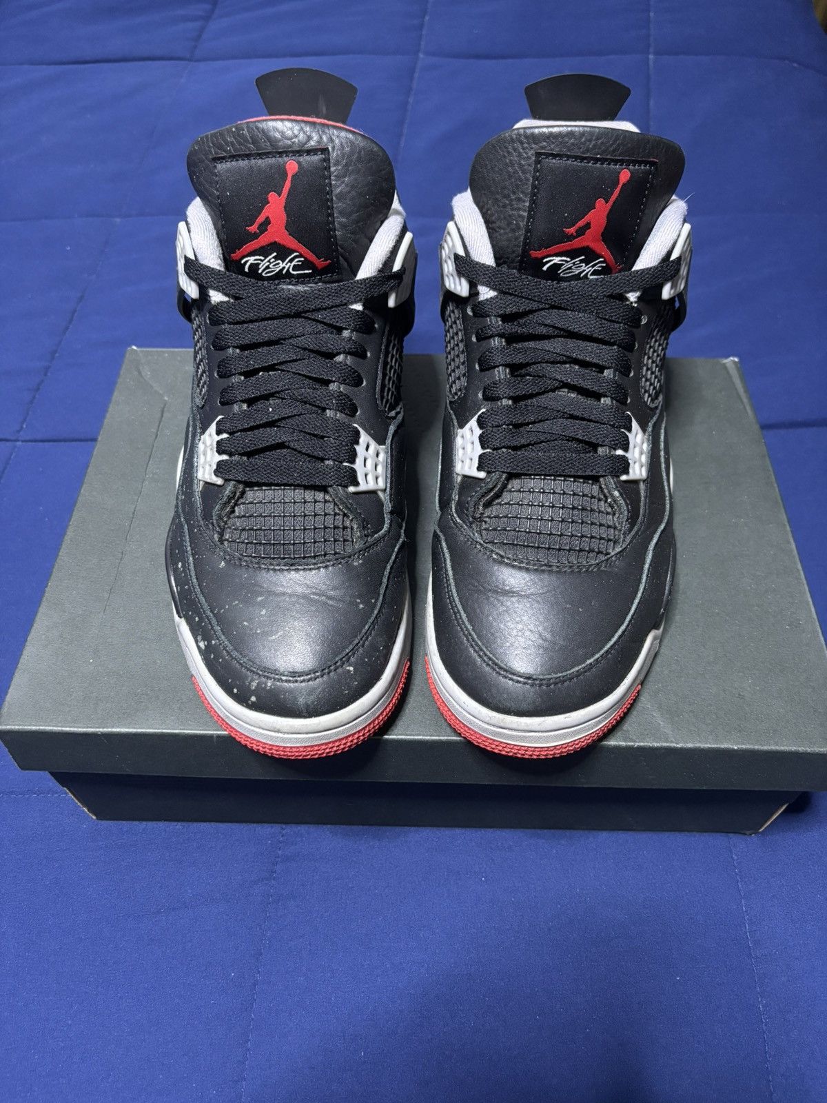 Jordan Brand Jordan 4 Retro Bred Reimagined 2024 Size 10 Size US 10 / EU 43 - 1 Thumbnail