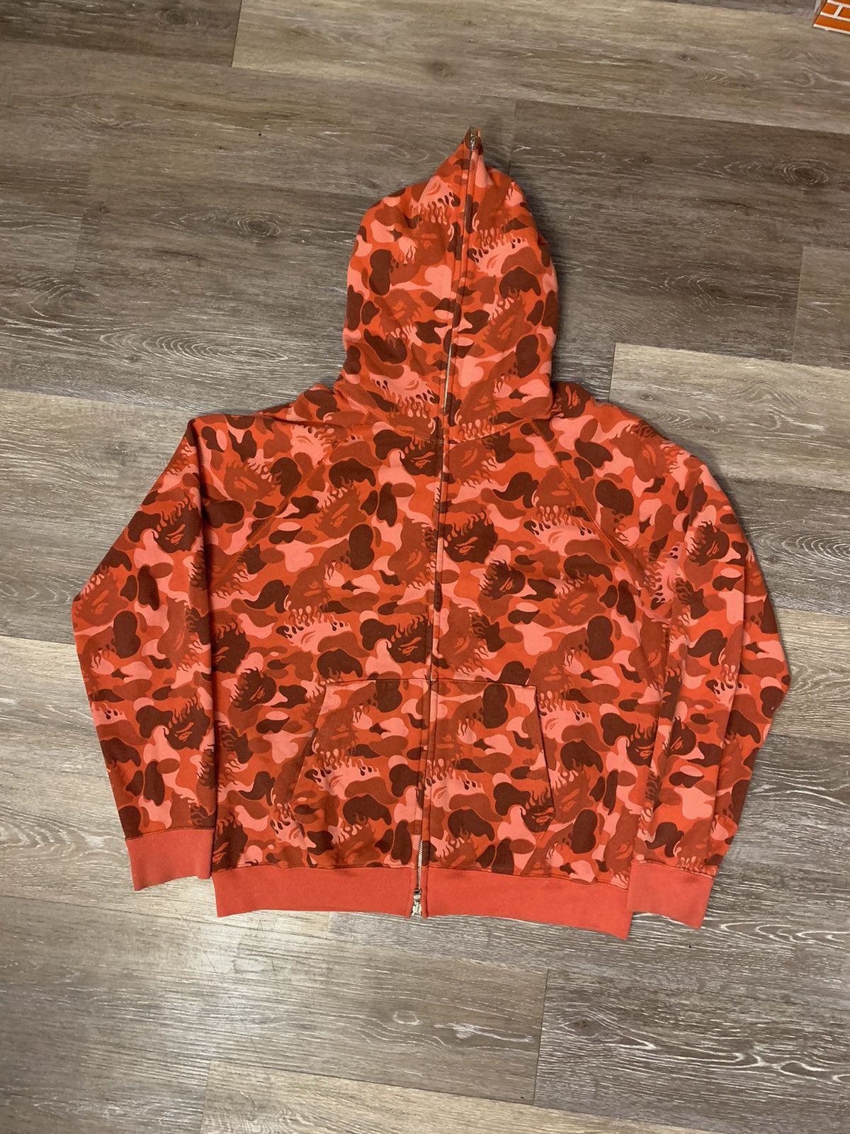 Bape fire camo hoodie sale