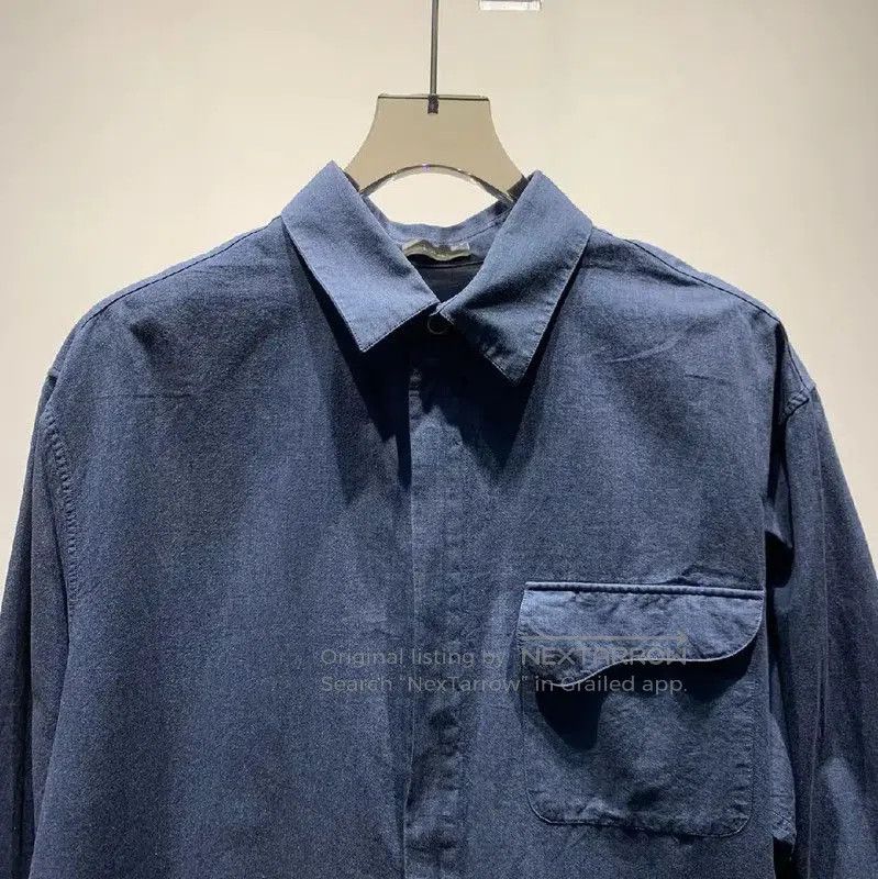 Dior Dior Blue Cotton Long Sleeve Shirt . Size US L / EU 52-54 / 3 - 3 Thumbnail
