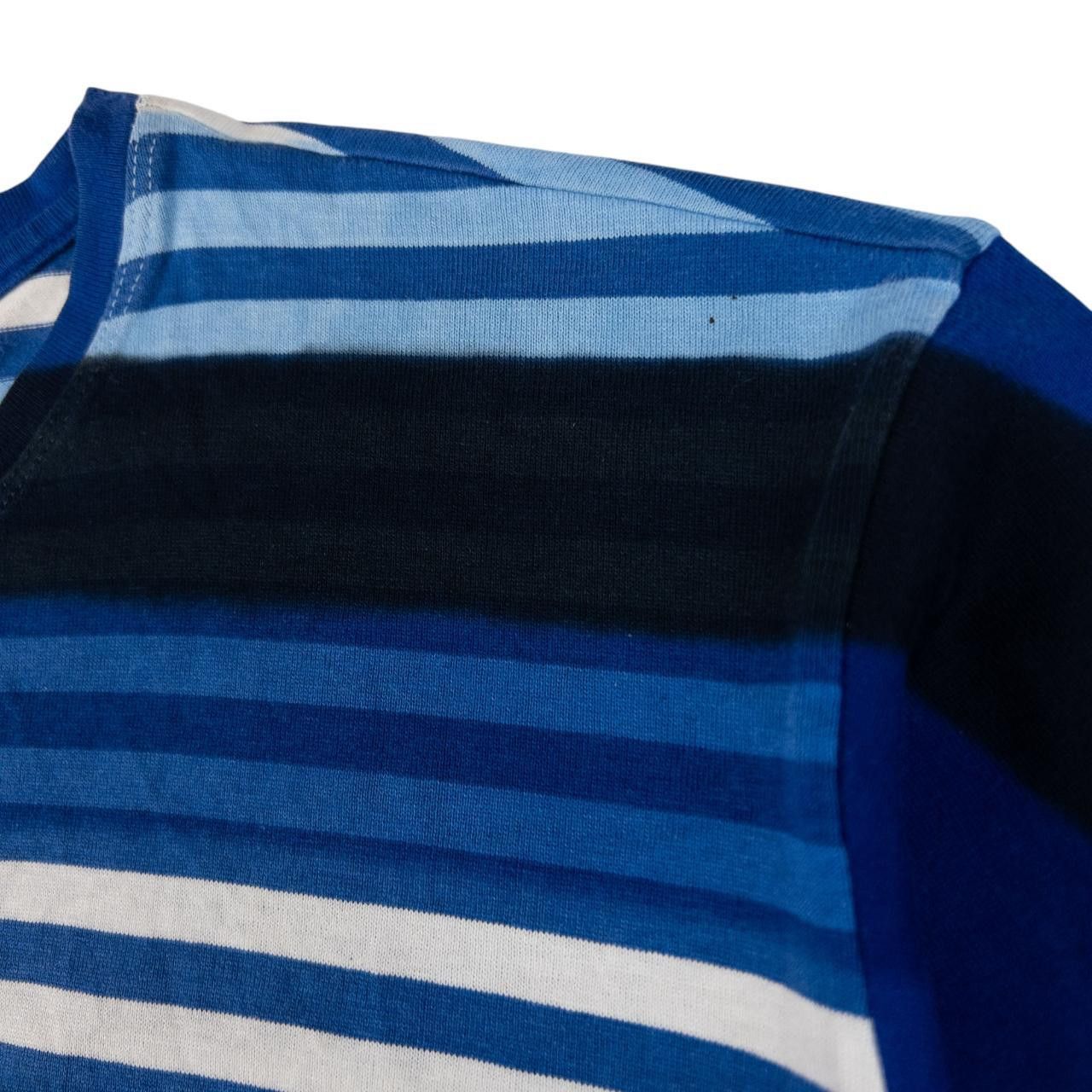 Issey Miyake Vintage Issey Miyake MEN Blur Stripe T Shirt Size M Size US M / EU 48-50 / 2 - 5 Thumbnail