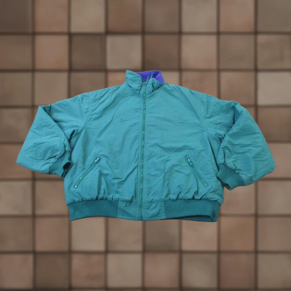 Eddie Bauer VINTAGE Eddie Bauer Jacket Womens XL Blue Puffer Fleece Lined Hiking Outdoors Size XL / US 12-14 / IT 48-50 - 1 Thumbnail