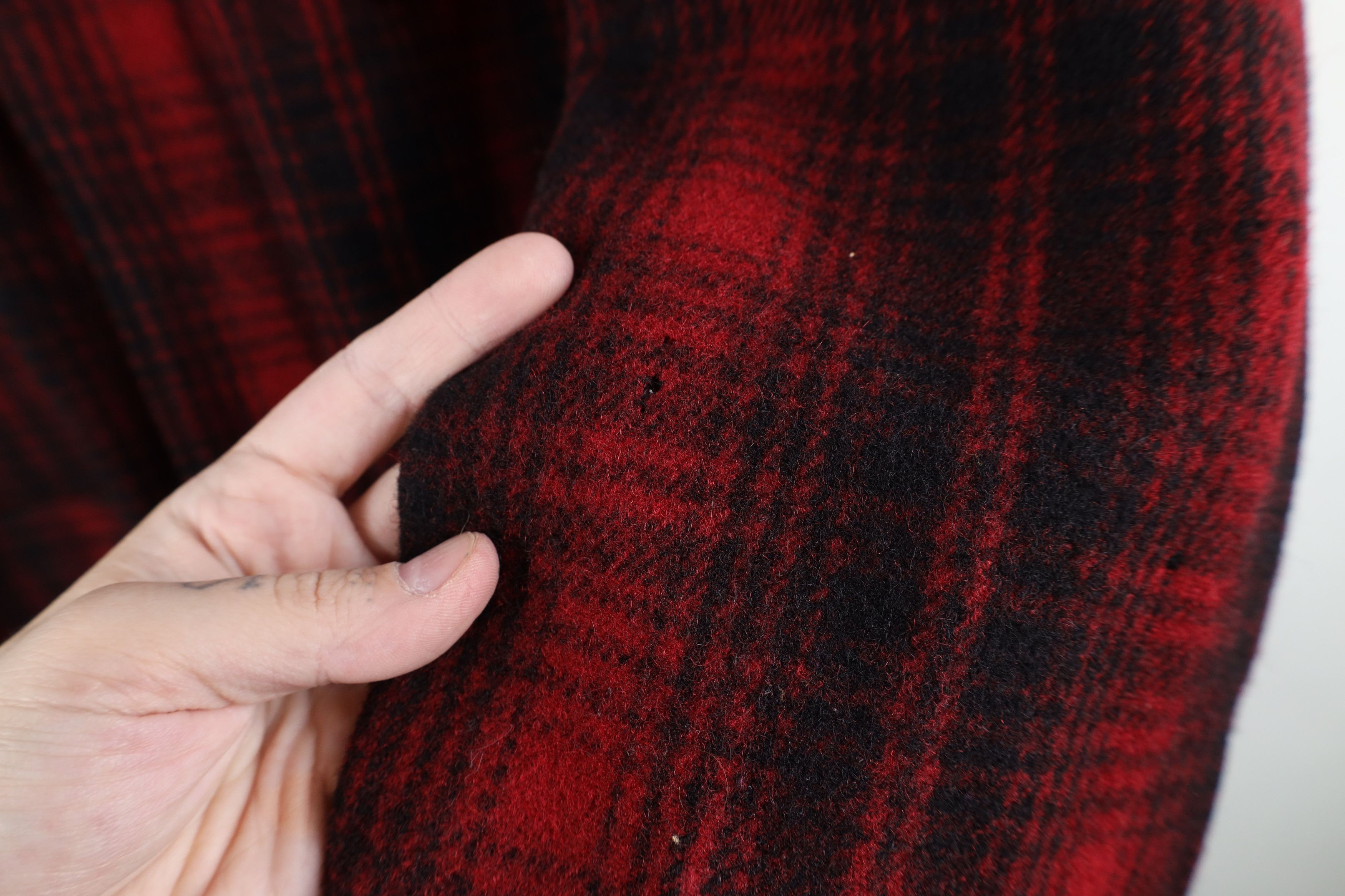 Woolrich Woolen Mills Vintage 50s Woolrich Heavyweight Wool Mackinaw Jacket USA Size US XXL / EU 58 / 5 - 4 Thumbnail