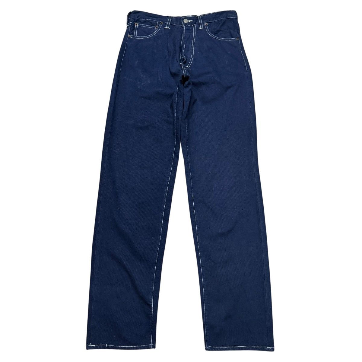 Full Count & Co. Pique Denim Indigo Jeans By Standard Style Shop Fujimoto Size US 30 / EU 46 - 3 Thumbnail