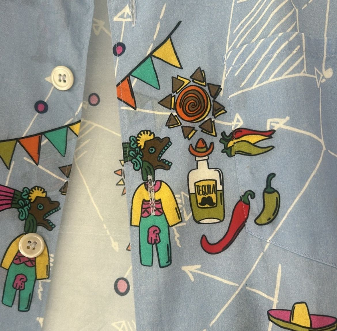Prada 2016 Printed Camp Shirt Size US XXL / EU 58 / 5 - 6 Thumbnail