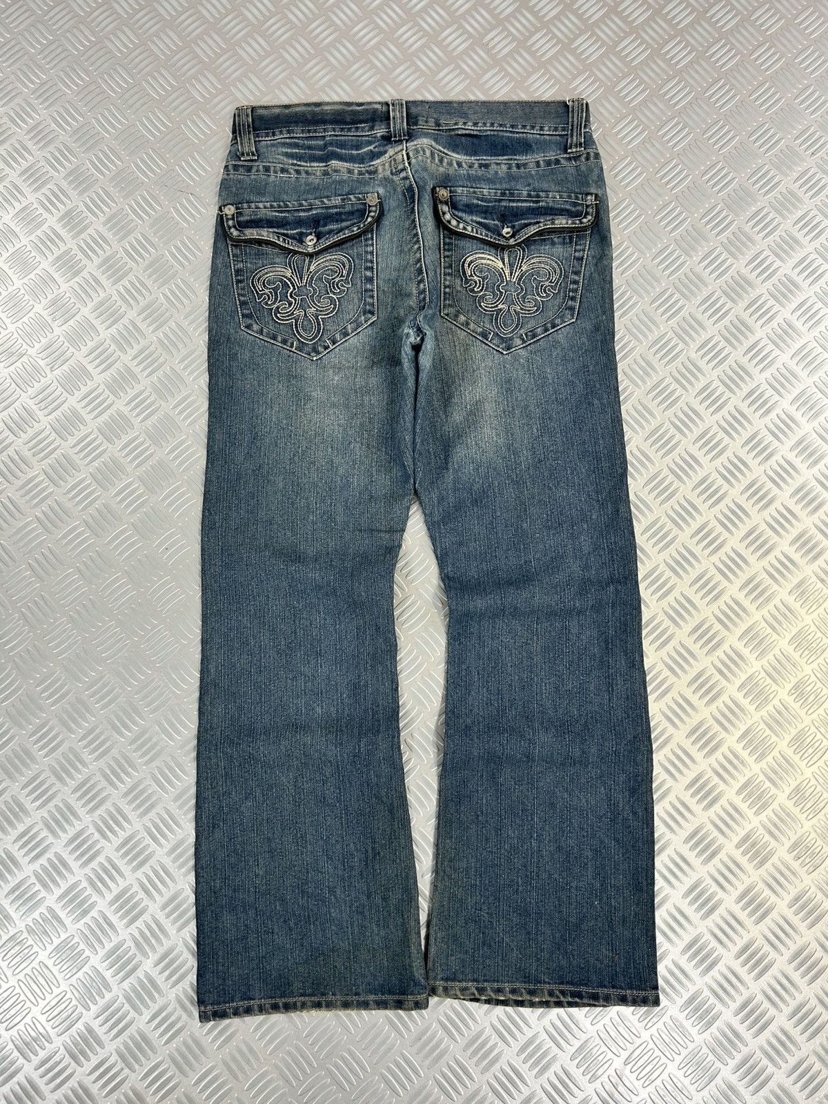 Japanese Brand × Vintage Bootcut Japanese jeans nobu vintage y2k style 2000’s Size US 33 - 1 Thumbnail