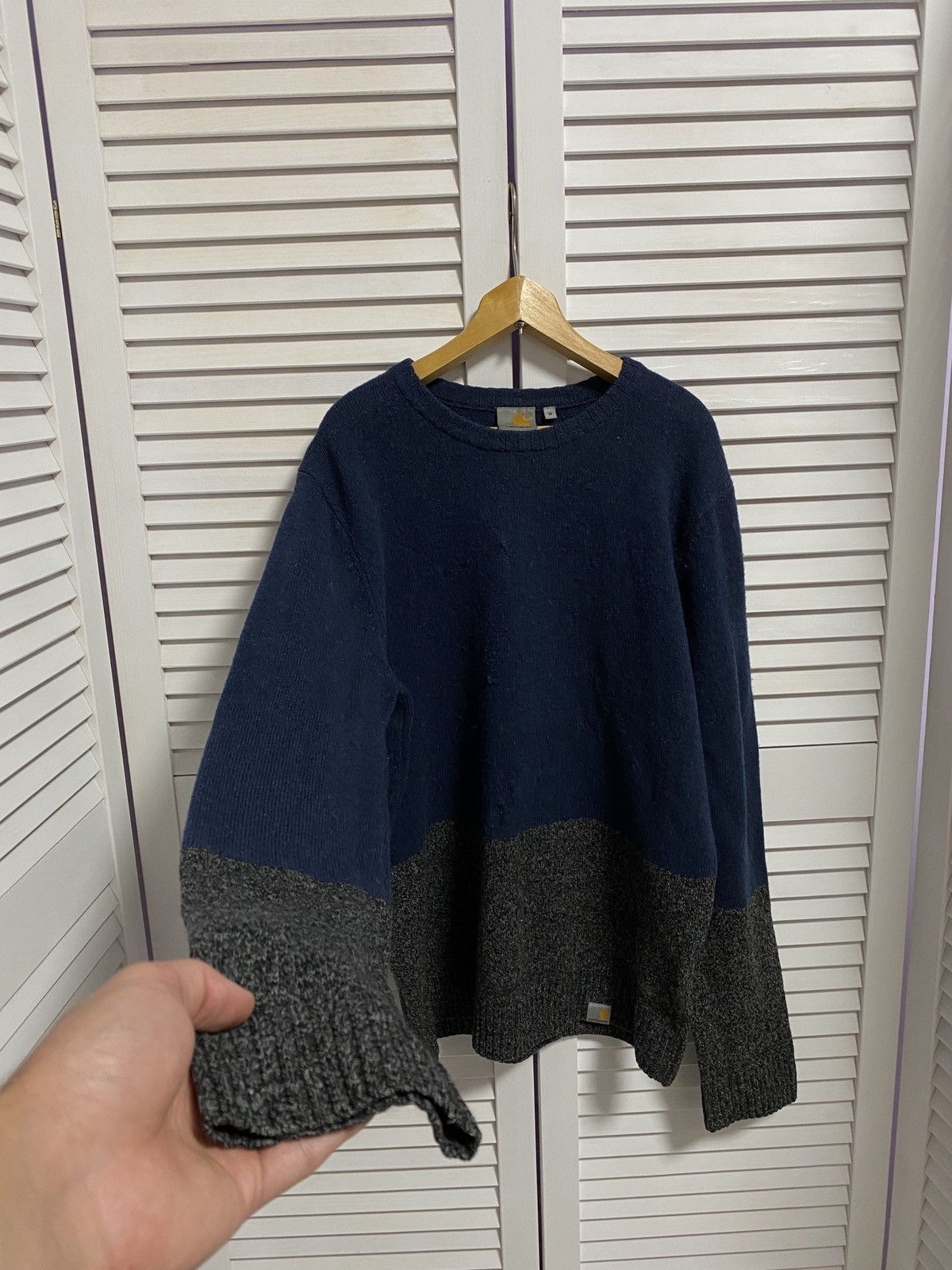 Carhartt × Vintage 🚥 Vintage Sweater Carhartt WORKWEAR Knitted sweater Size US M / EU 48-50 / 2 - 3 Thumbnail