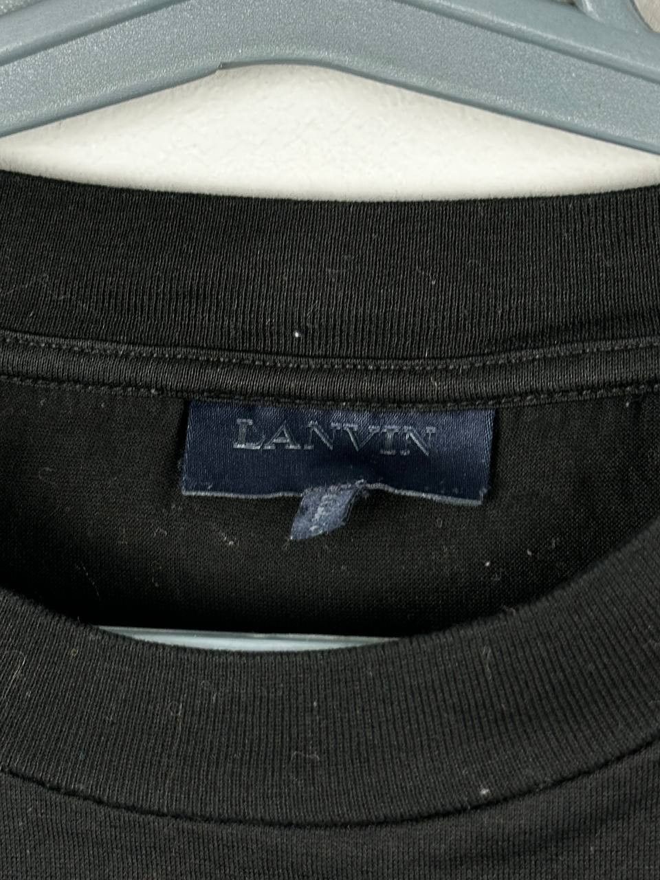 Lanvin Lanvin Abstract Logo Black Luxury T Shirt Size US M / EU 48-50 / 2 - 5 Thumbnail