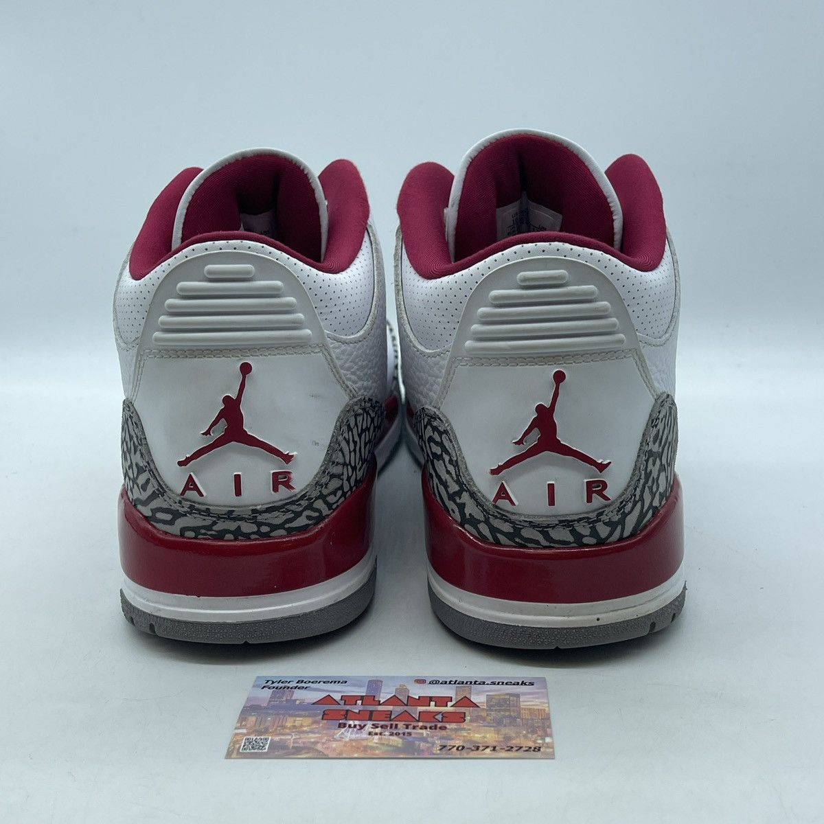 Jordan Brand Air Jordan 3 Cardinal Red Size US 10 / EU 43 - 3 Thumbnail