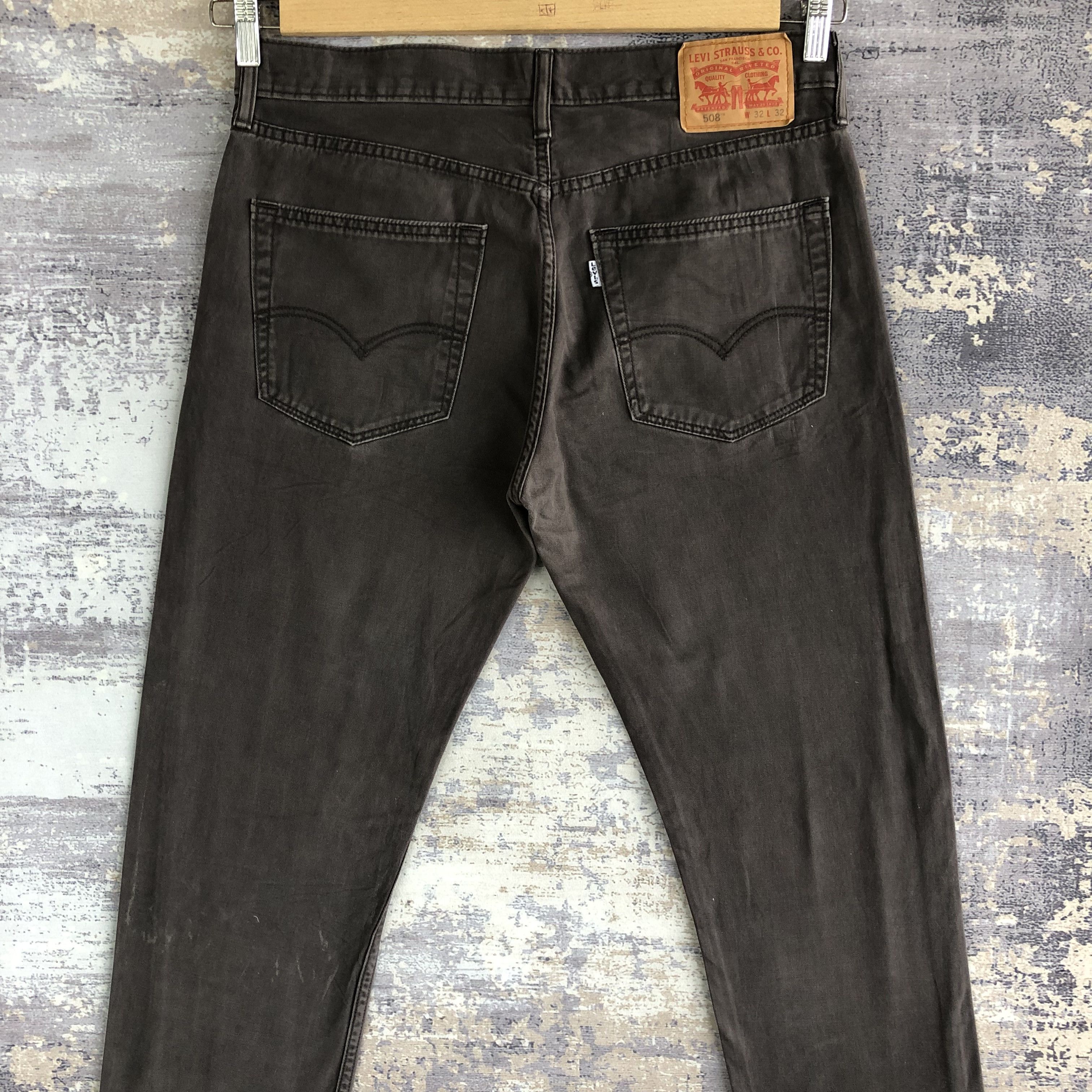 Levi's Vintage Levis Super Black Jeans Levi's White Tag Denim Pants Size US 34 / EU 50 - 4 Thumbnail