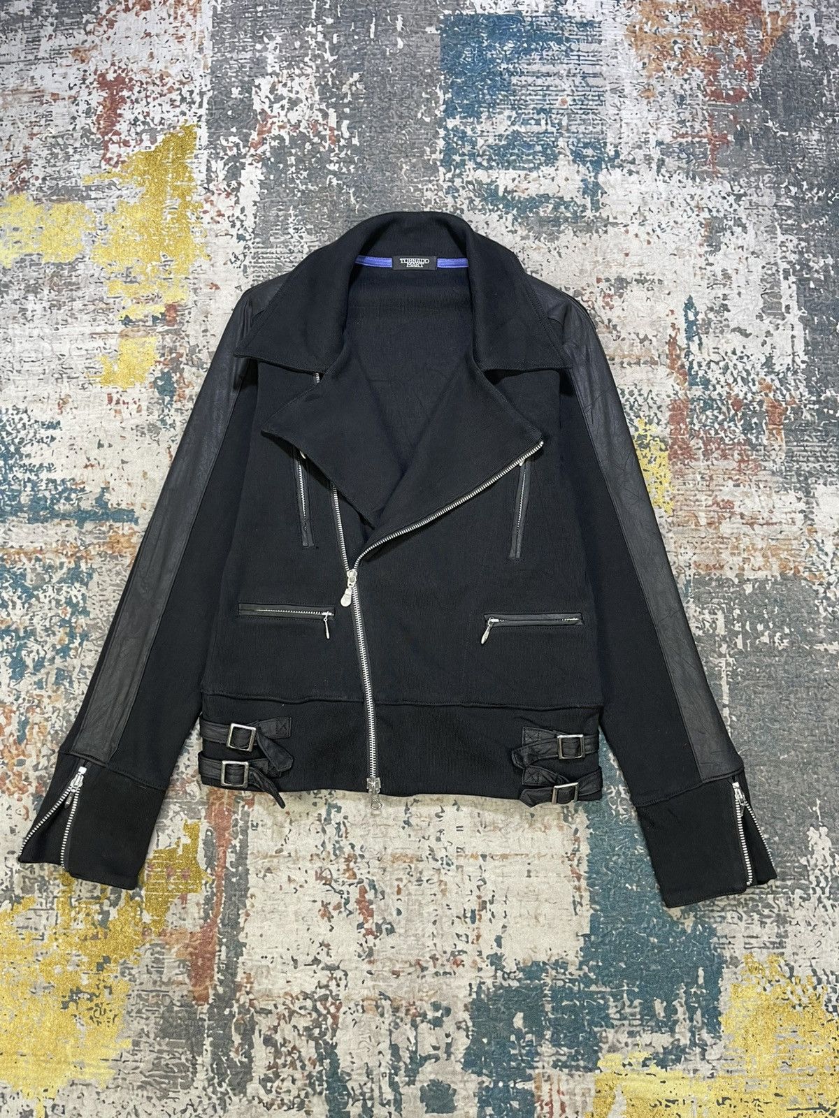 Tornado Mart Tornado Mart Assymetric Belted Punk Rider Jacket Size US S / EU 44-46 / 1 - 3 Thumbnail
