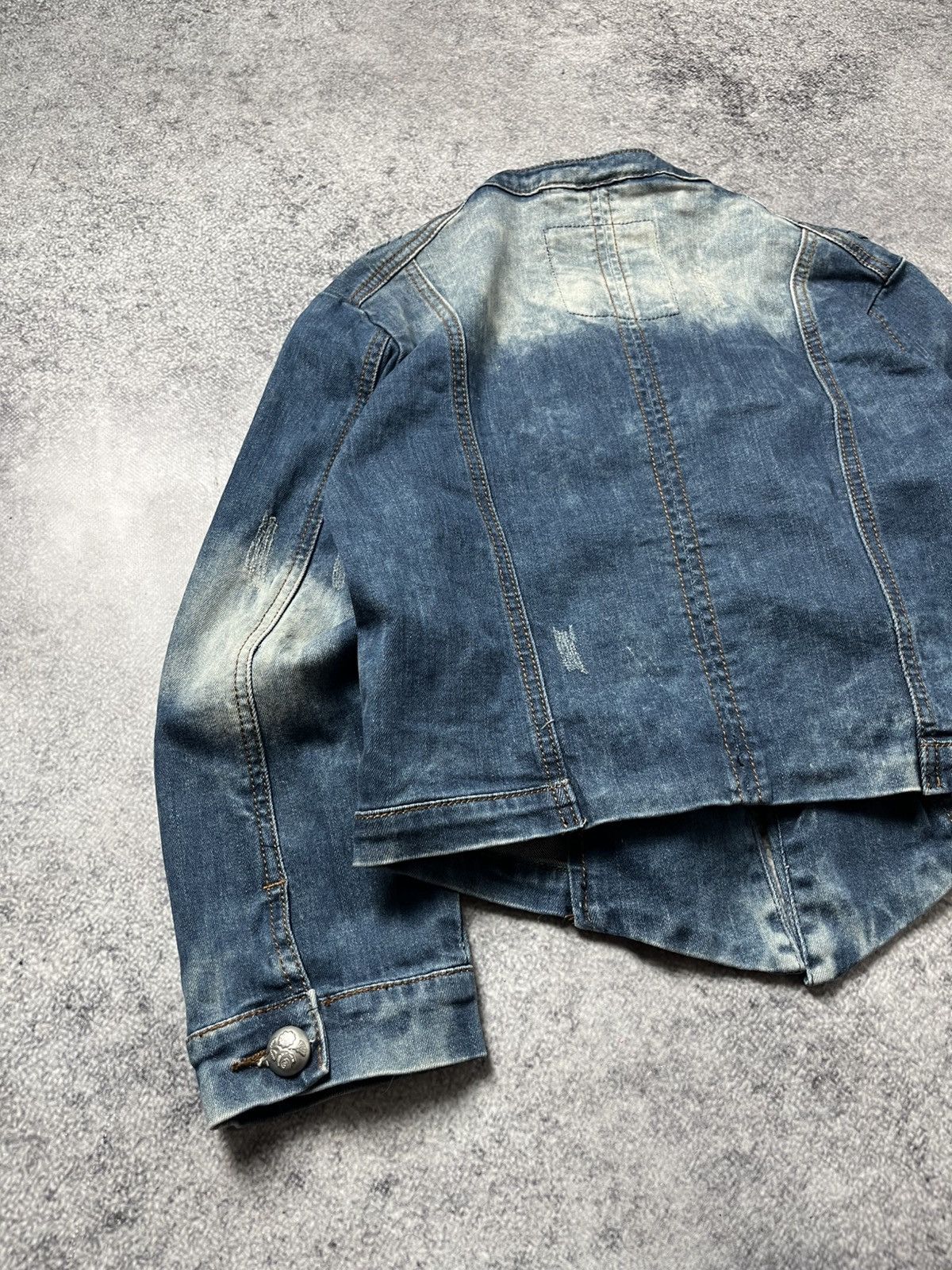 Hedi Slimane 90'S NAPOLEON MILITARY JEANS JACKET PUNK SAINT LAURENT VIBE Size S / US 4 / IT 40 - 6 Thumbnail