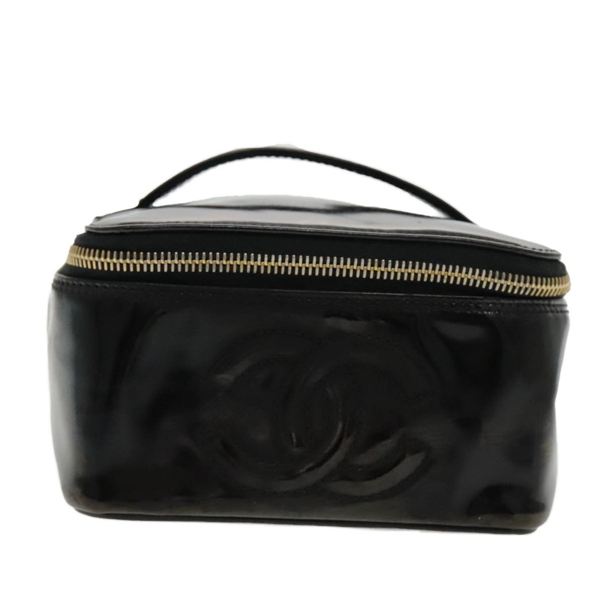 Chanel Vanity Black Patent Leather Clutch Bag (Pre-Owned) Size ONE SIZE - 1 Thumbnail