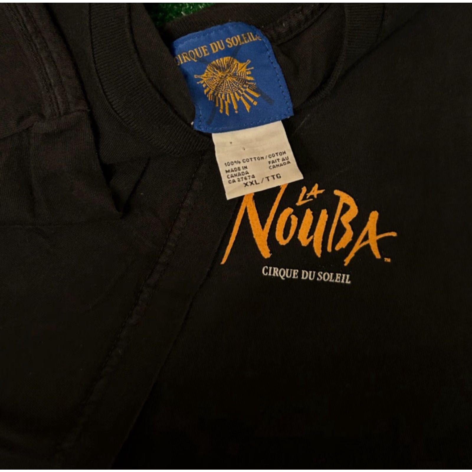 Disney VINTAGE Cirque Du Soleil Disney La Nouba Circus Clown VTG Shirt Mens XXL Black 90s 1990s Short Sleeve T-Shirt Size US XXL / EU 58 / 5 - 2 Thumbnail