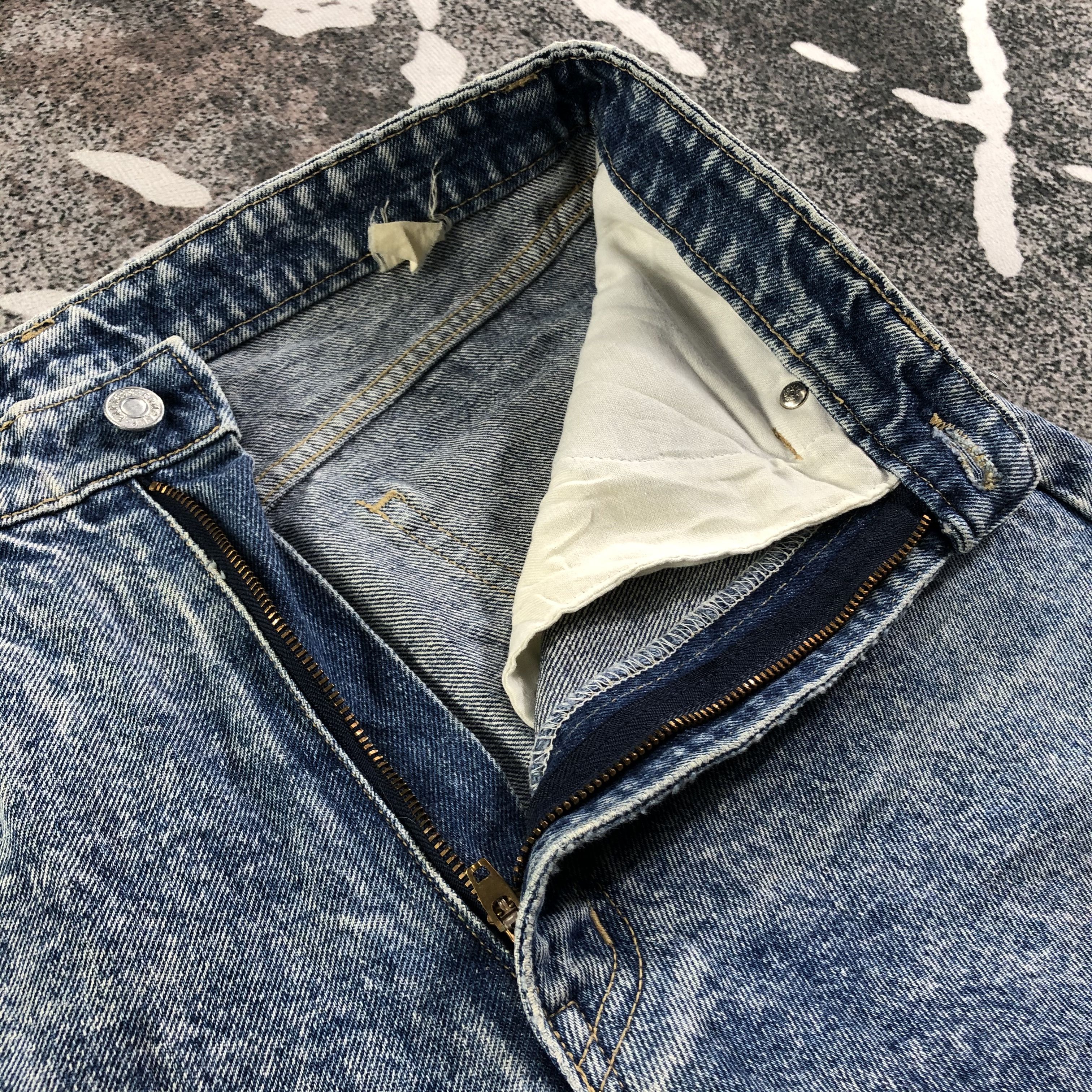 Japanese Brand Vintage Three Pal Jeans Stone Wash Denim KJ1971 Size US 29 - 8 Thumbnail