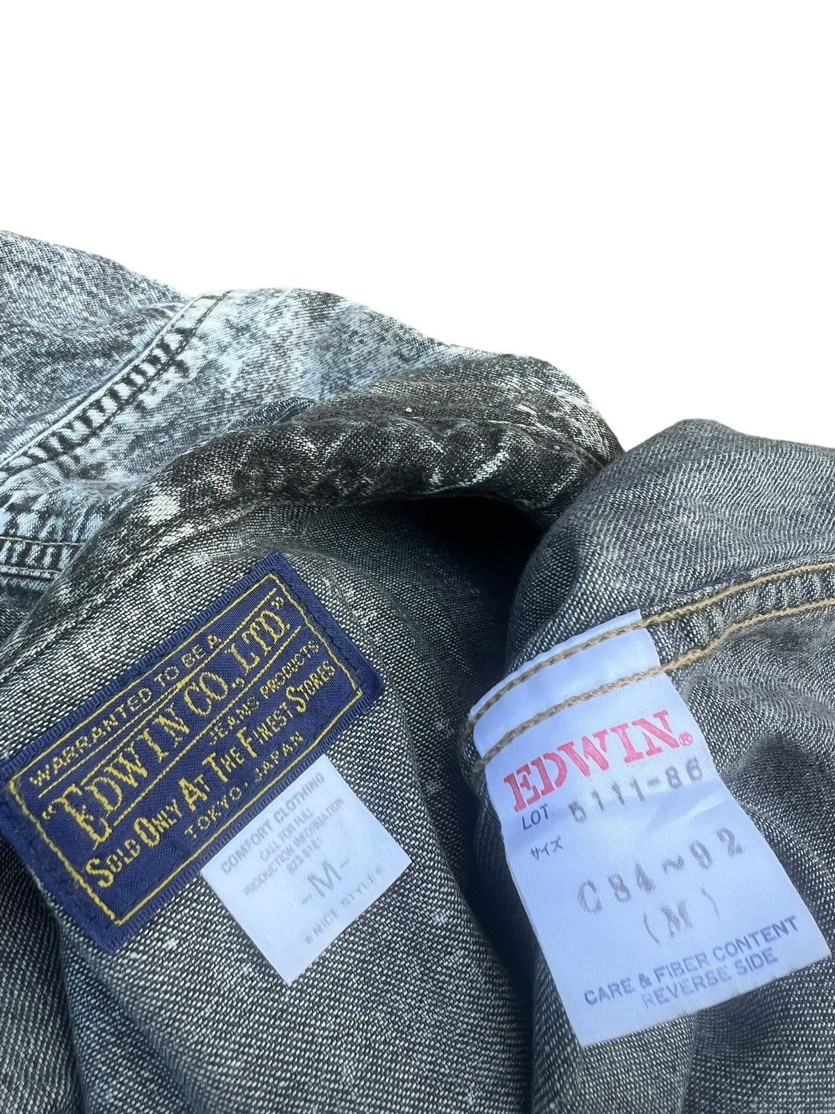 Edwin Vintage Edwin Japan Acid Washed Double Pocket Oversize Shirt Size US M / EU 48-50 / 2 - 20 Thumbnail