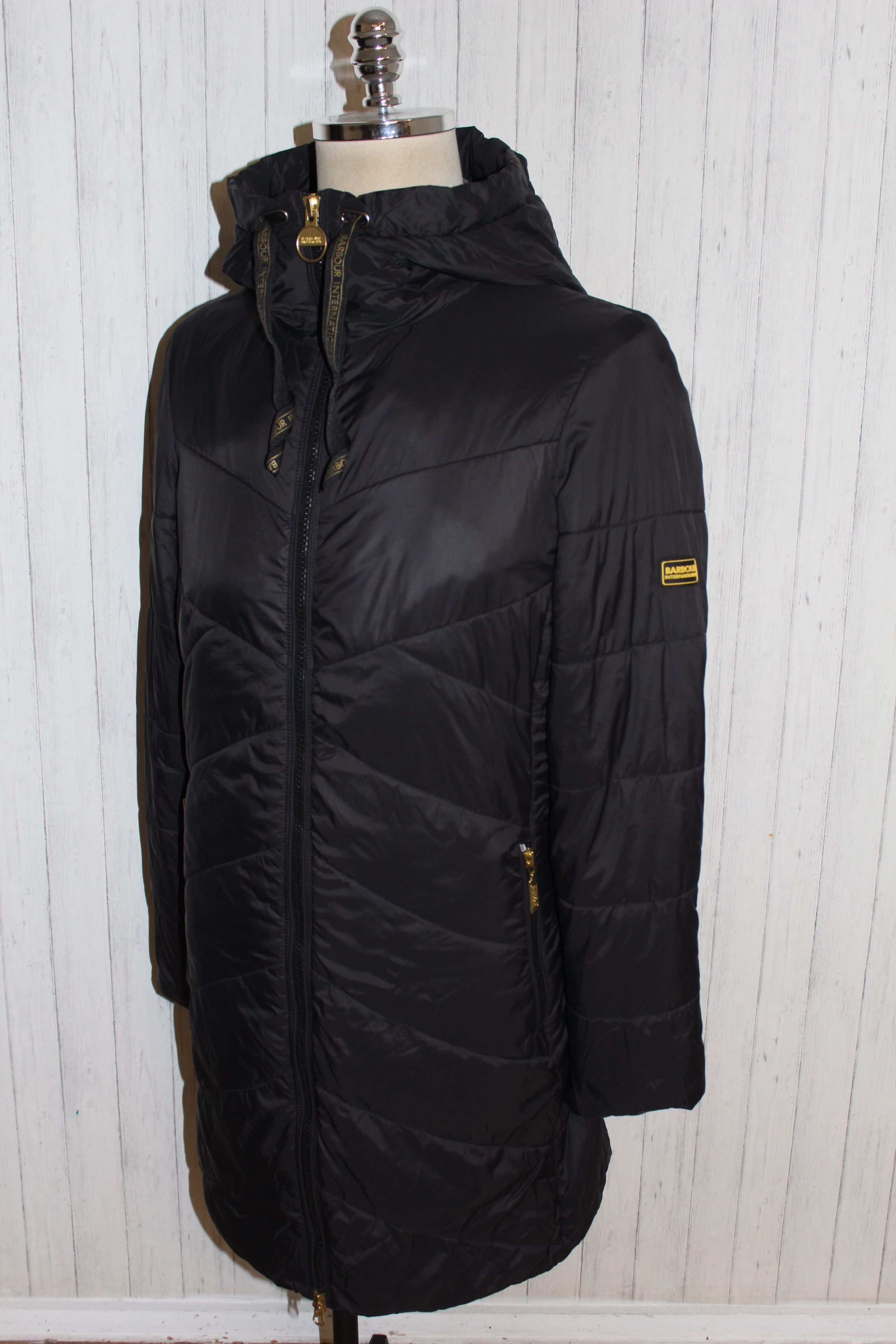 Barbour Women's BARBOUR International Fibre Down Coat Jacket Size L / US 10 / IT 46 - 4 Thumbnail