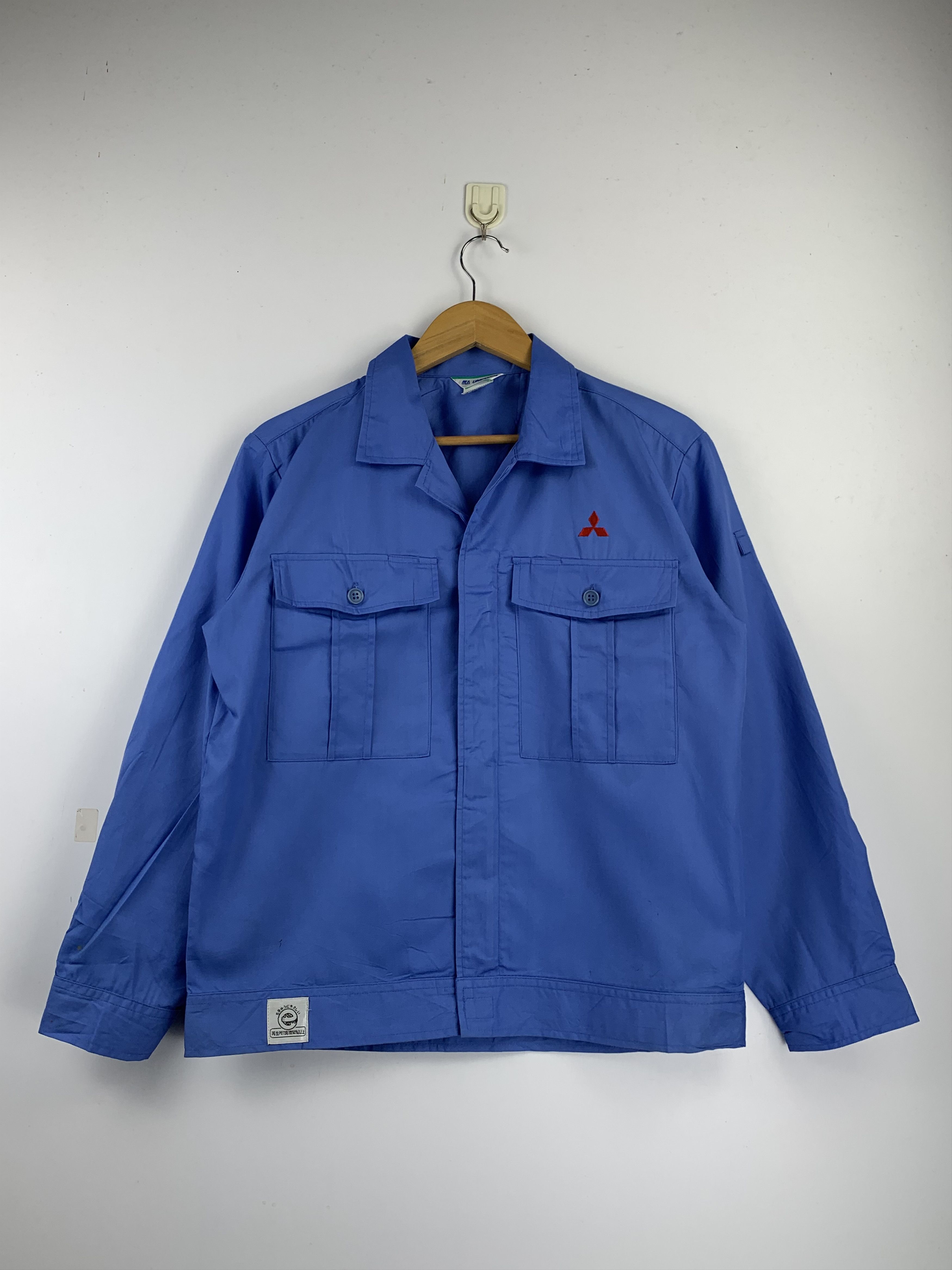 Japanese Brand Vintage Mitsubishi Workers Jacket J1529 Size US L / EU 52-54 / 3 - 1 Thumbnail