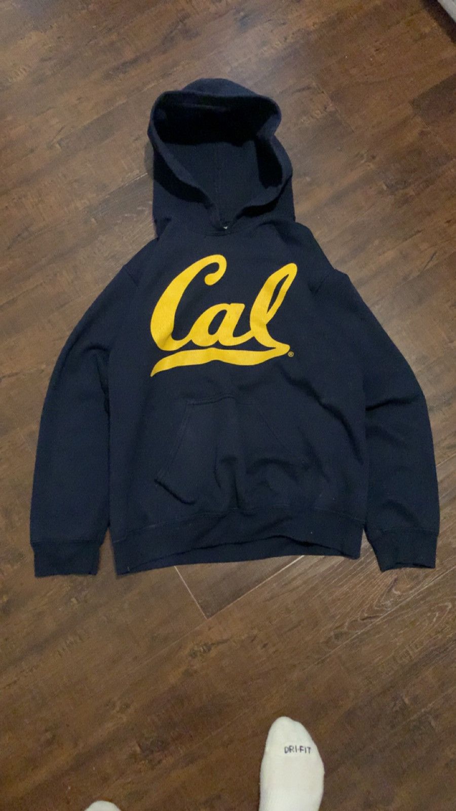 Vintage Navy Cal berkeley hoodie Size US S / EU 44-46 / 1 - 1 Thumbnail