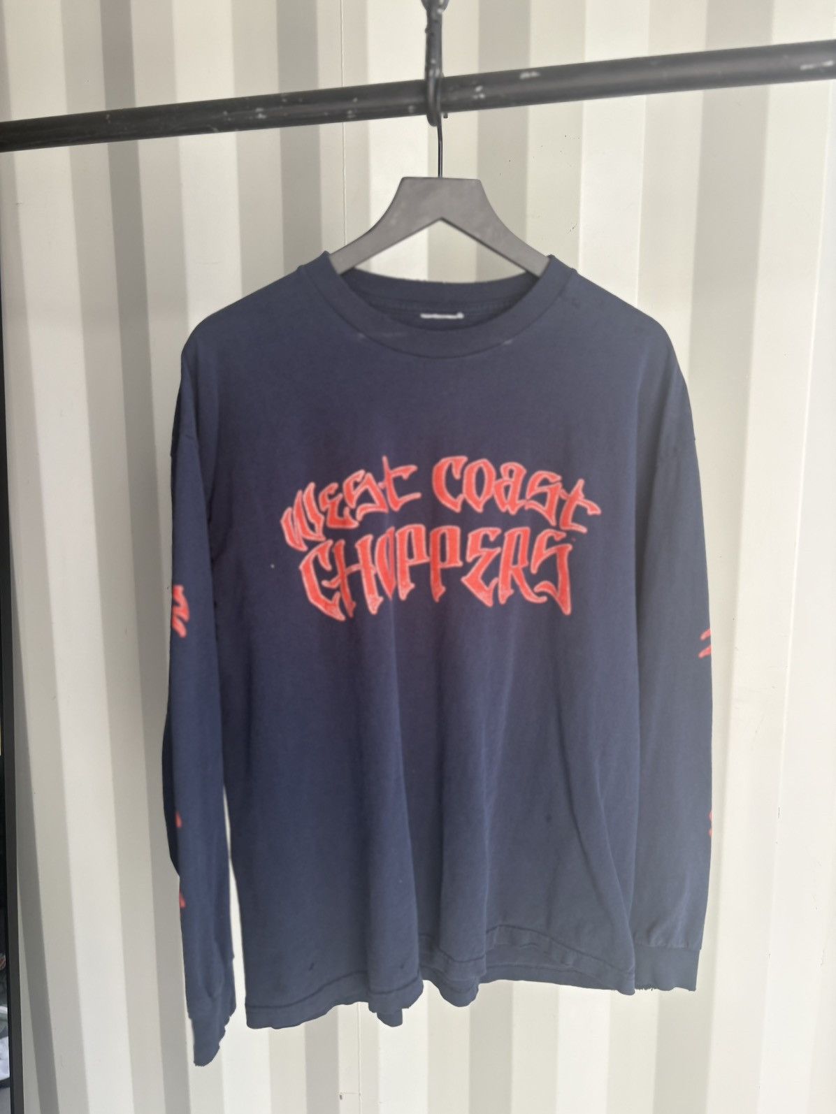 Vintage West Coast Choppers Thrashed Faded Distressed Shirt Grunge Size US XL / EU 56 / 4 - 2 Thumbnail