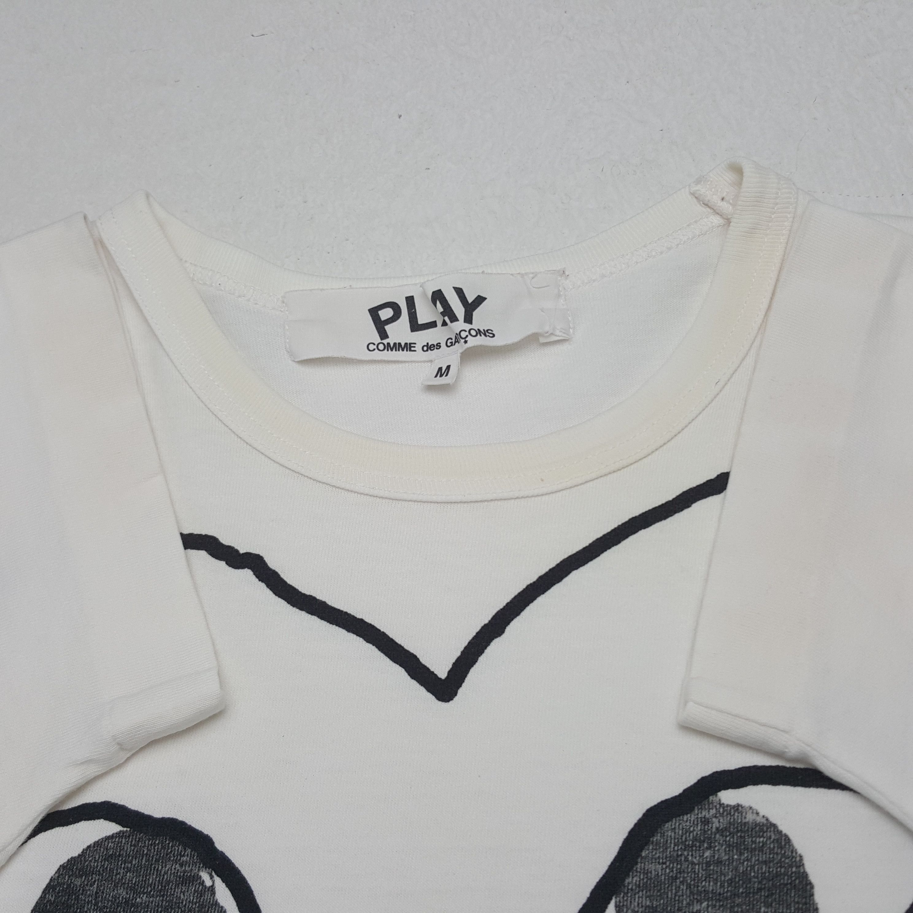 Comme des Garcons PLAY × Japanese Brand × Vintage Vintage Play Comme des Garcons Play Japanese Designer Tshirt Size US M / EU 48-50 / 2 - 4 Thumbnail