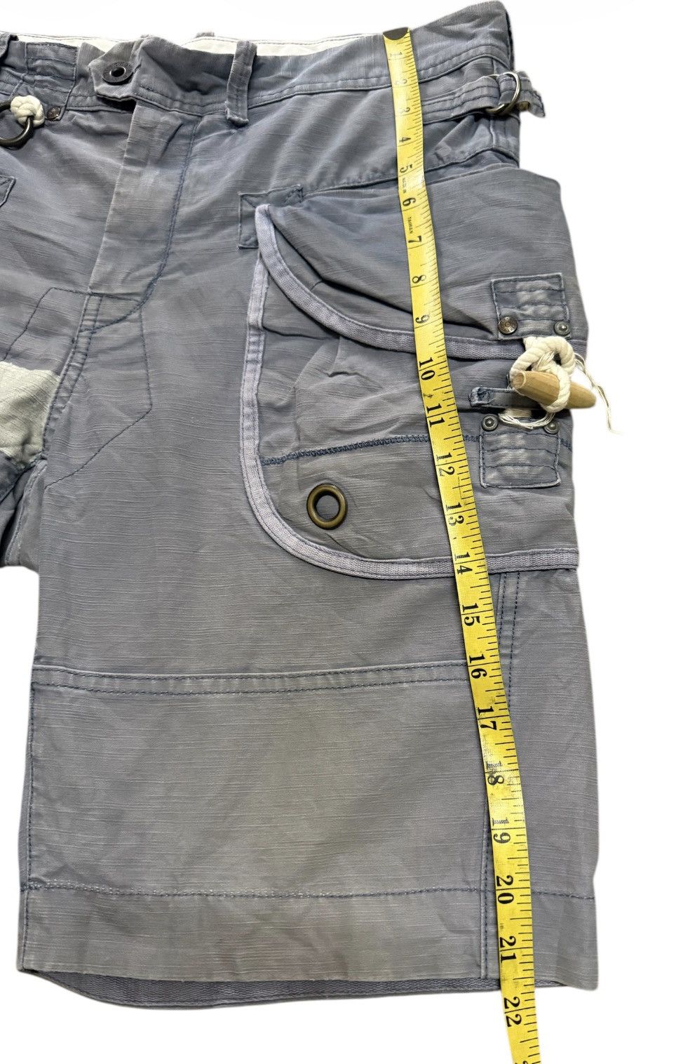 Avirex Avirex Cargo Pants Short Grey Size US 33 - 6 Thumbnail