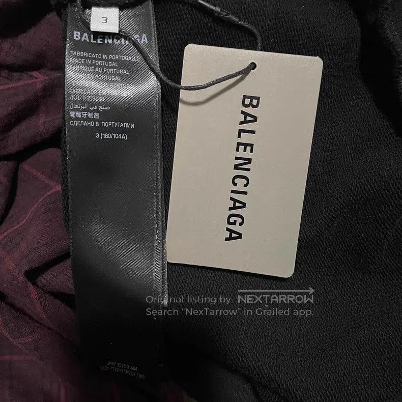 Balenciaga Balenciaga Two-in-One Shirt Sweatshirt Blend Size US L / EU 52-54 / 3 - 4 Thumbnail