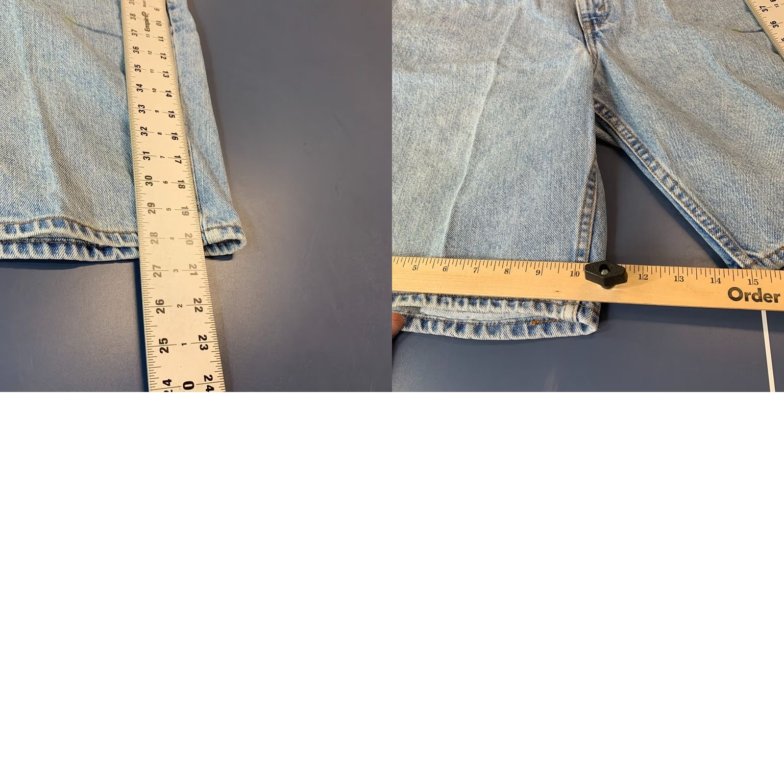 Levi's VINTAGE Levi's 505 Denim Shorts Mens Size 36 Fits 33x9 Light Wash Bermuda Casual Mens Blue Denim Shorts 9" Inseam Size US 36 / EU 52 - 9 Thumbnail