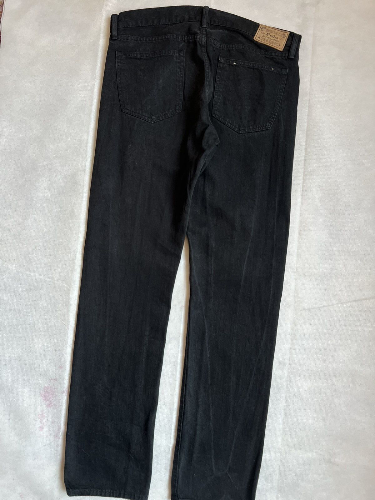 Polo Ralph Lauren Vintage Polo Ralph Lauren RL Black Denim Size US 37 - 11 Thumbnail