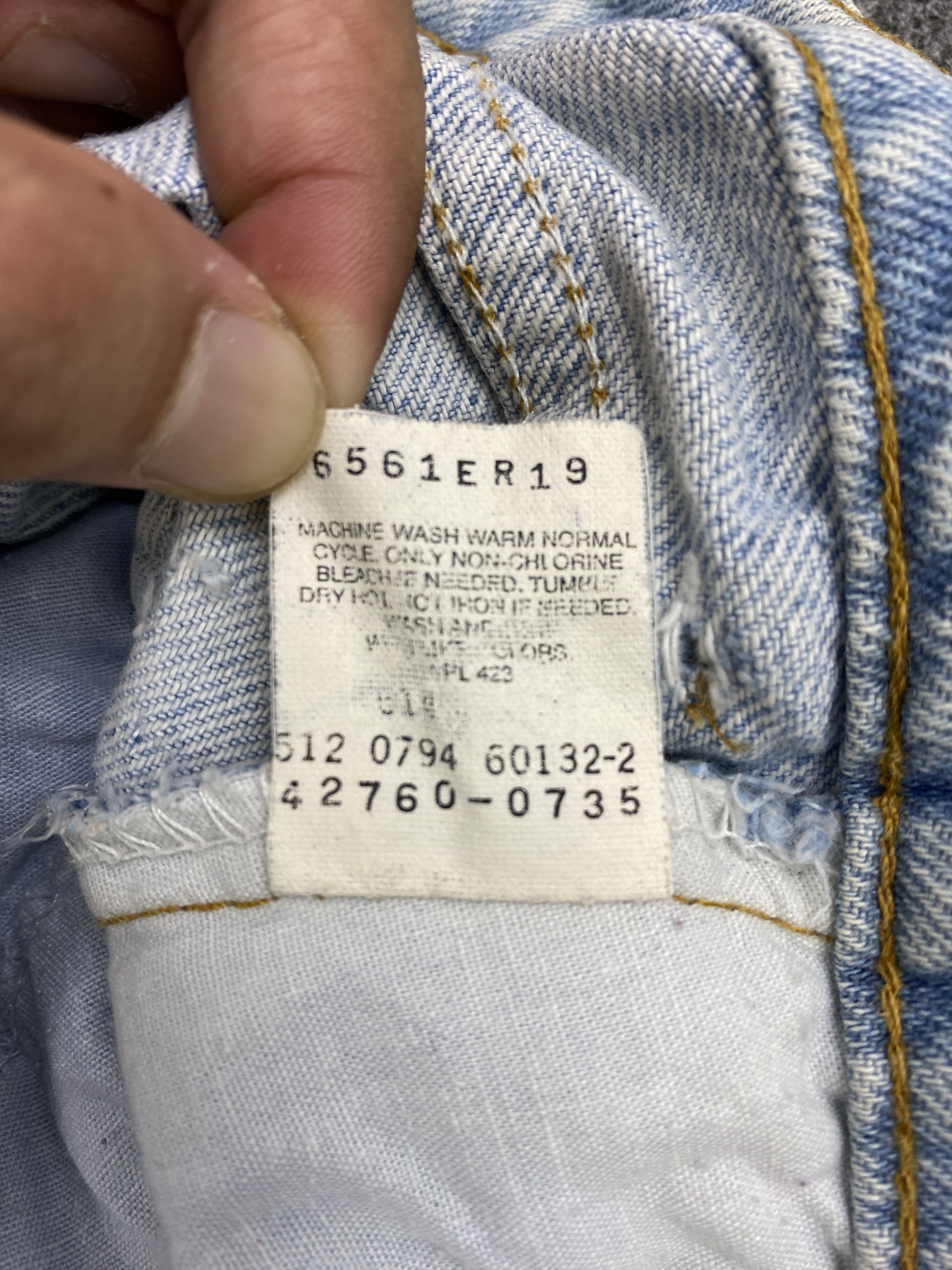 Levi's × Vintage Vintage 90s Levis 560 Orange Tabs Jeans Size US 26 / EU 42 - 8 Thumbnail