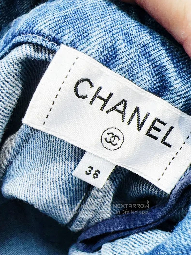 Chanel Chanel Blue denim skirt Size 25" / US 0 / IT 36 - 5 Thumbnail